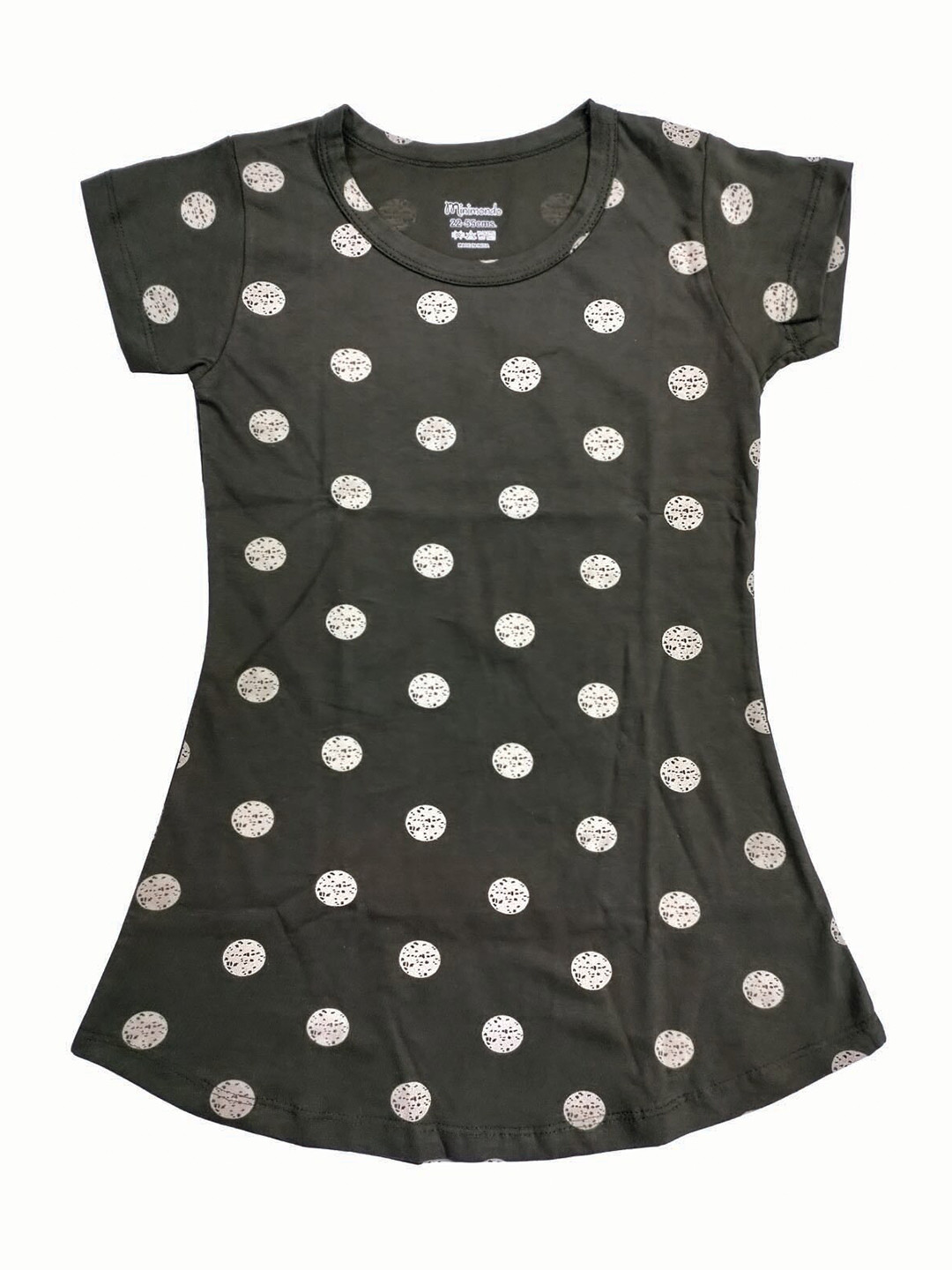 

Zoom Minimondo Black & White Print Top