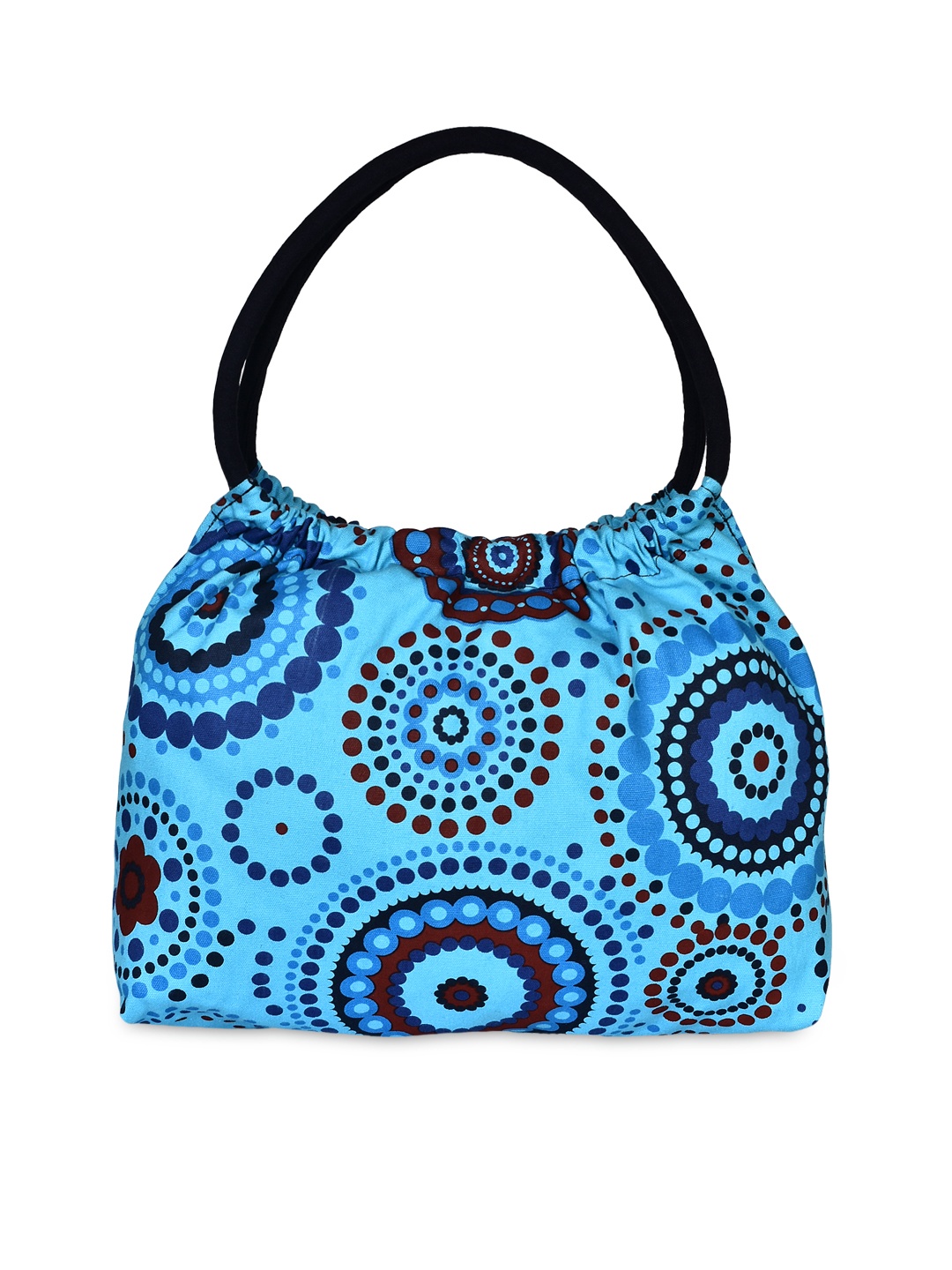 

Anekaant Blue Printed Shoulder Bag