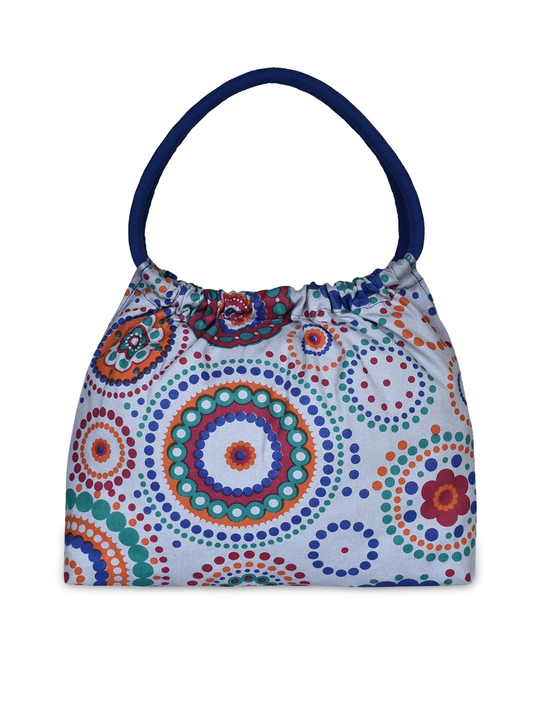 

Anekaant Blue Printed Shoulder Bag