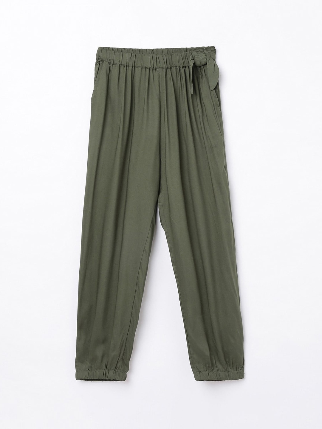 

Fame Forever by Lifestyle Girls Olive Green Trousers