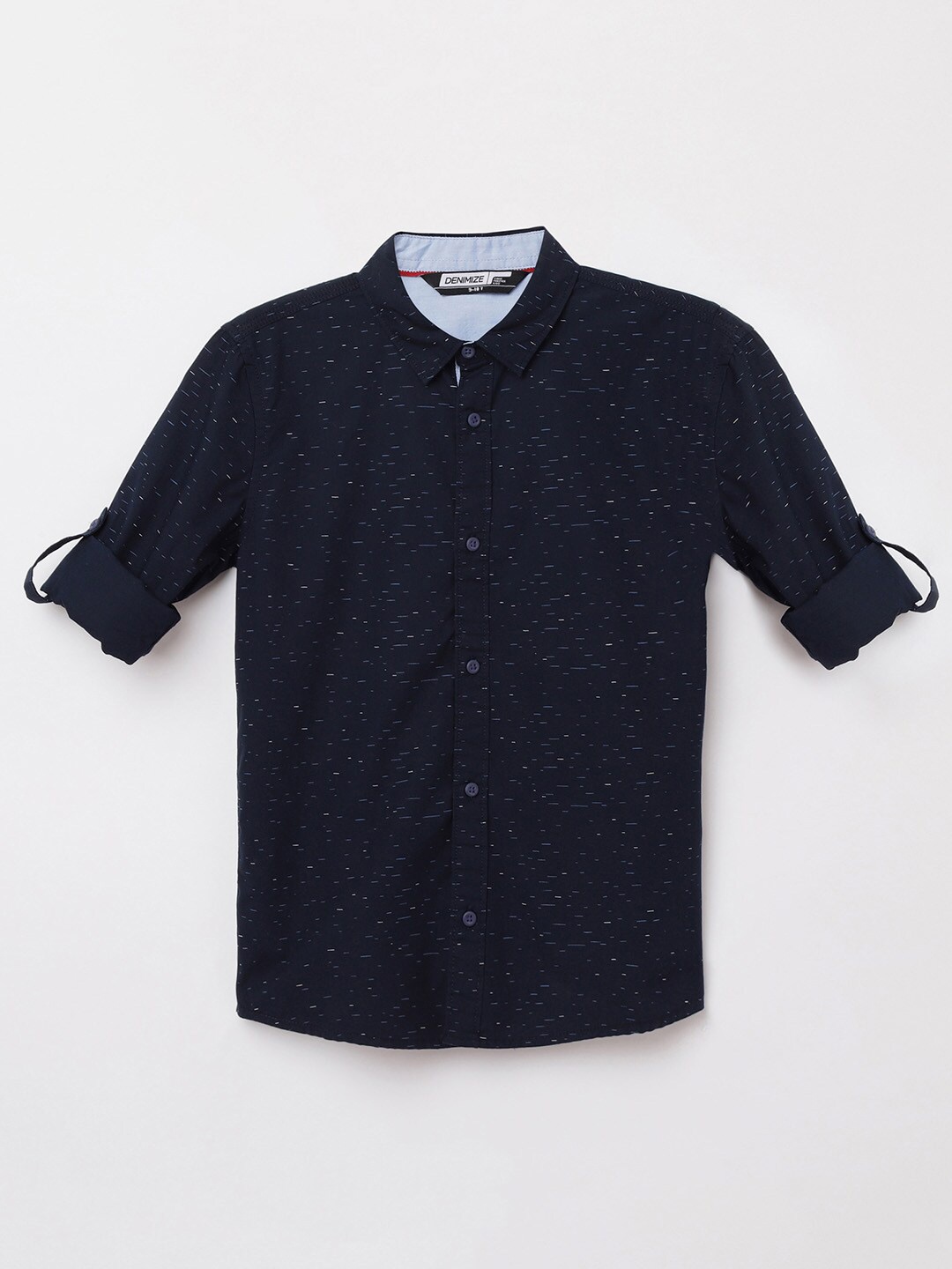 

Fame Forever by Lifestyle Boys Navy Blue Printed Casual Shirt