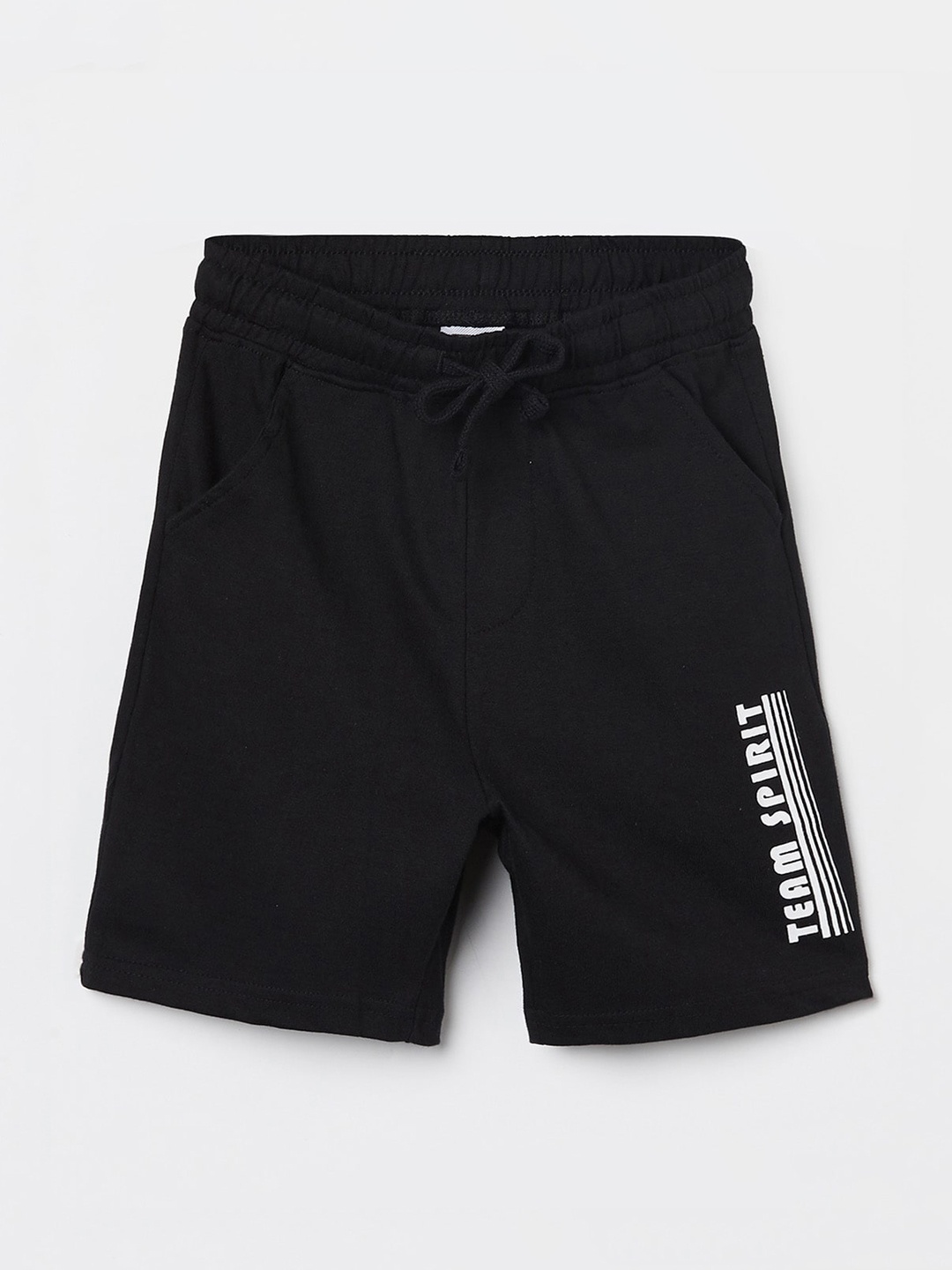 

Fame Forever by Lifestyle Boys Black Cotton Sports Shorts