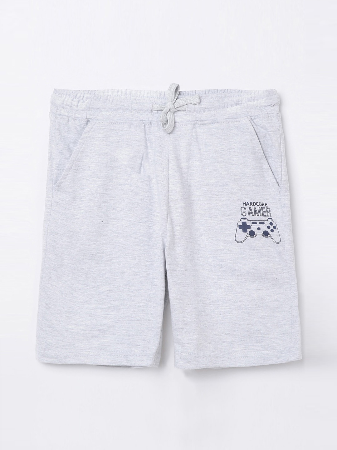

Fame Forever by Lifestyle Boys Grey Melange Cotton Shorts