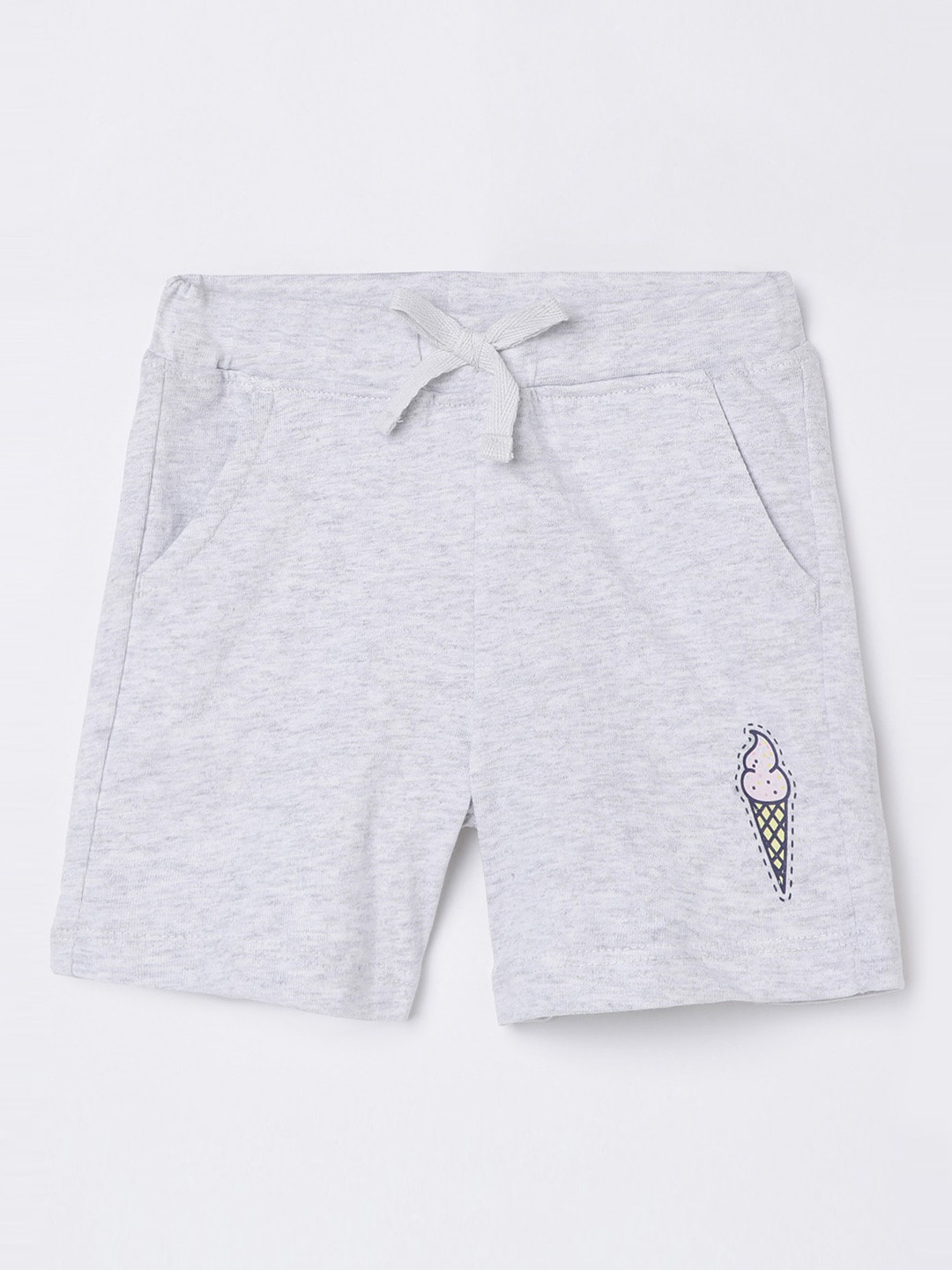 

Juniors by Lifestyle Girls Grey Cotton Shorts