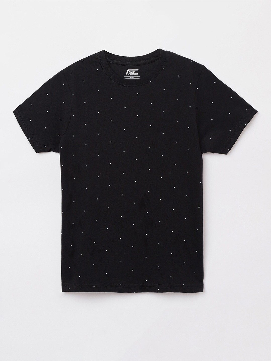 

Fame Forever by Lifestyle Boys Black Printed Cotton T-shirt