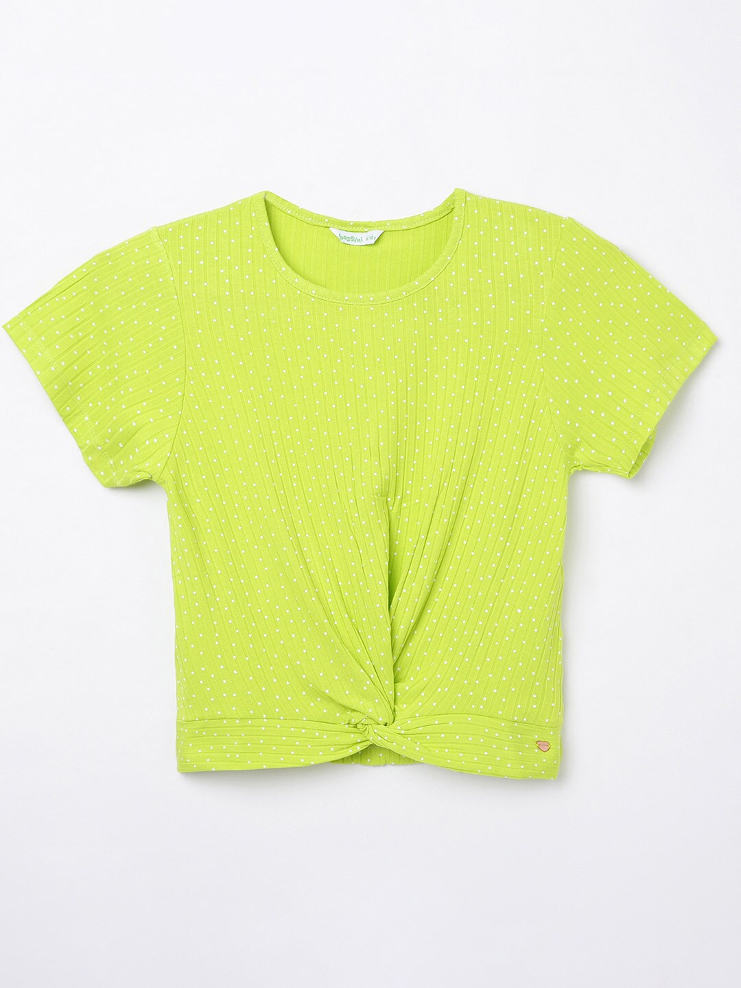 

Bossini Girls Yellow Solid Rayon Top