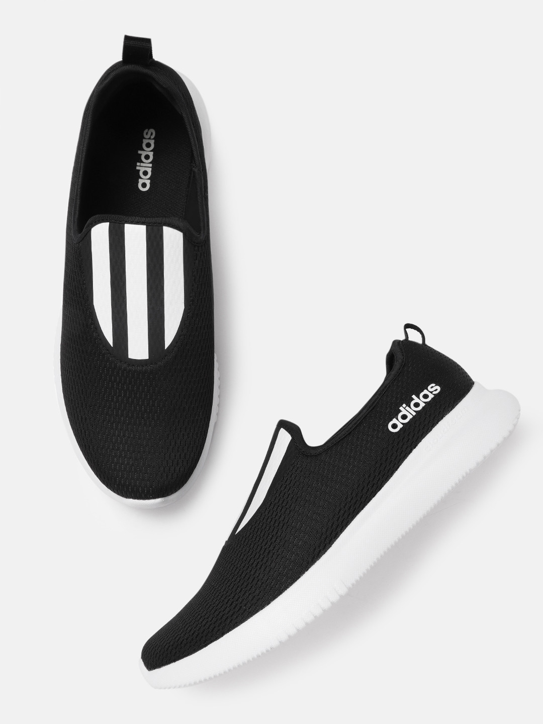 

ADIDAS Men Black & White Woven Design Lucifo Walking Shoes