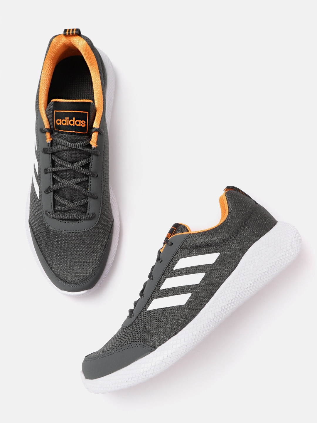 

ADIDAS Men Charcoal Grey Woven Design Classigy Running Shoes