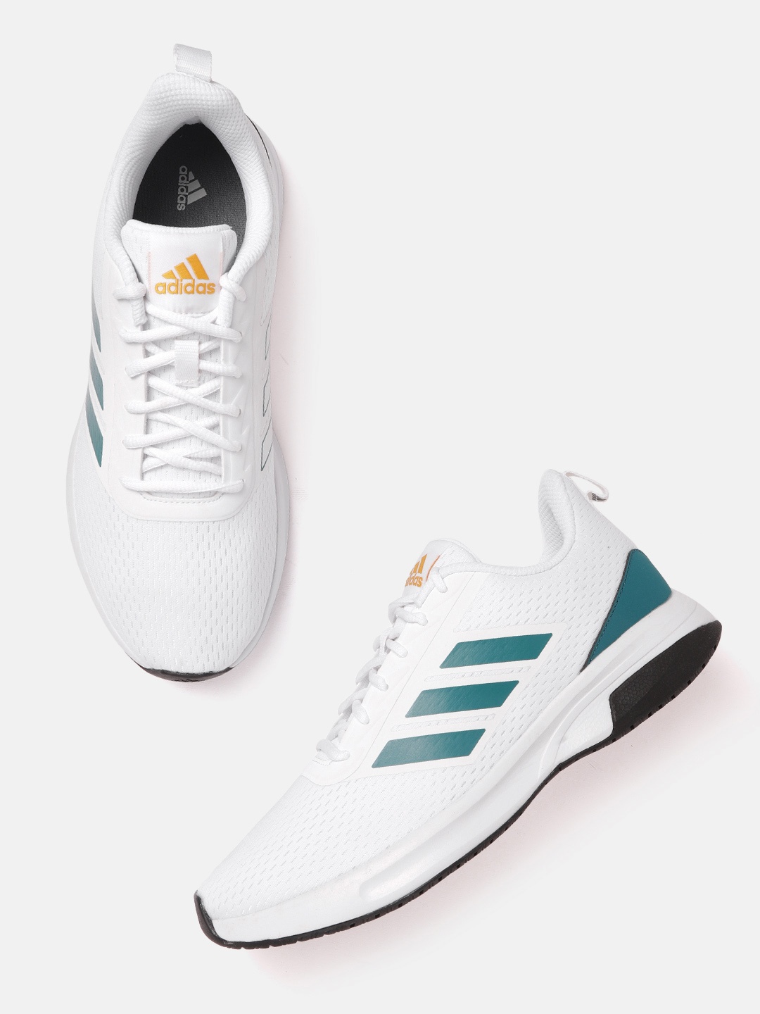 

ADIDAS Men White Woven Design Accelar Running Shoes