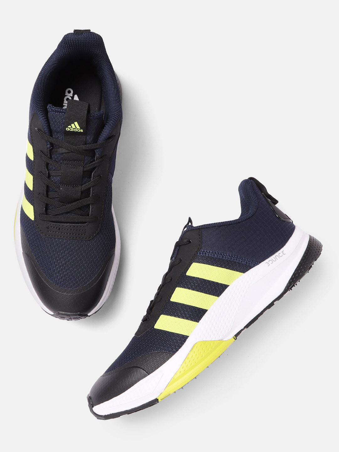 

ADIDAS Men Navy Blue Woven Design Supabeam Running Shoes