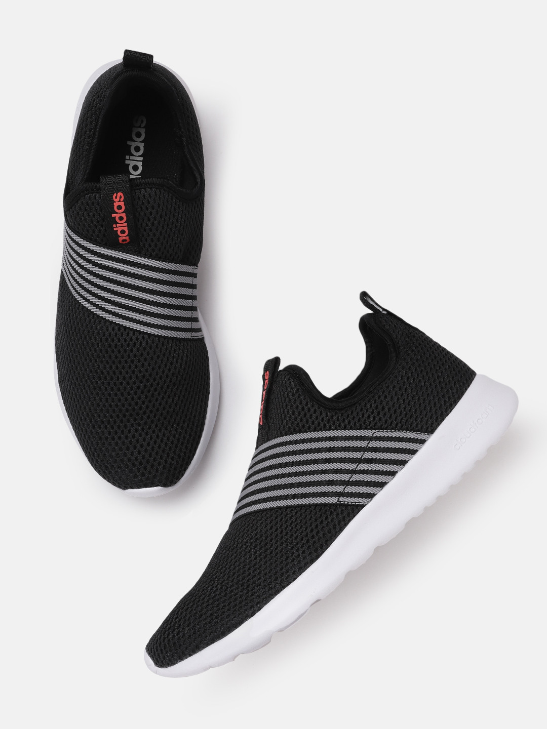 

ADIDAS Women Black Woven Design Contemx Running Shoes