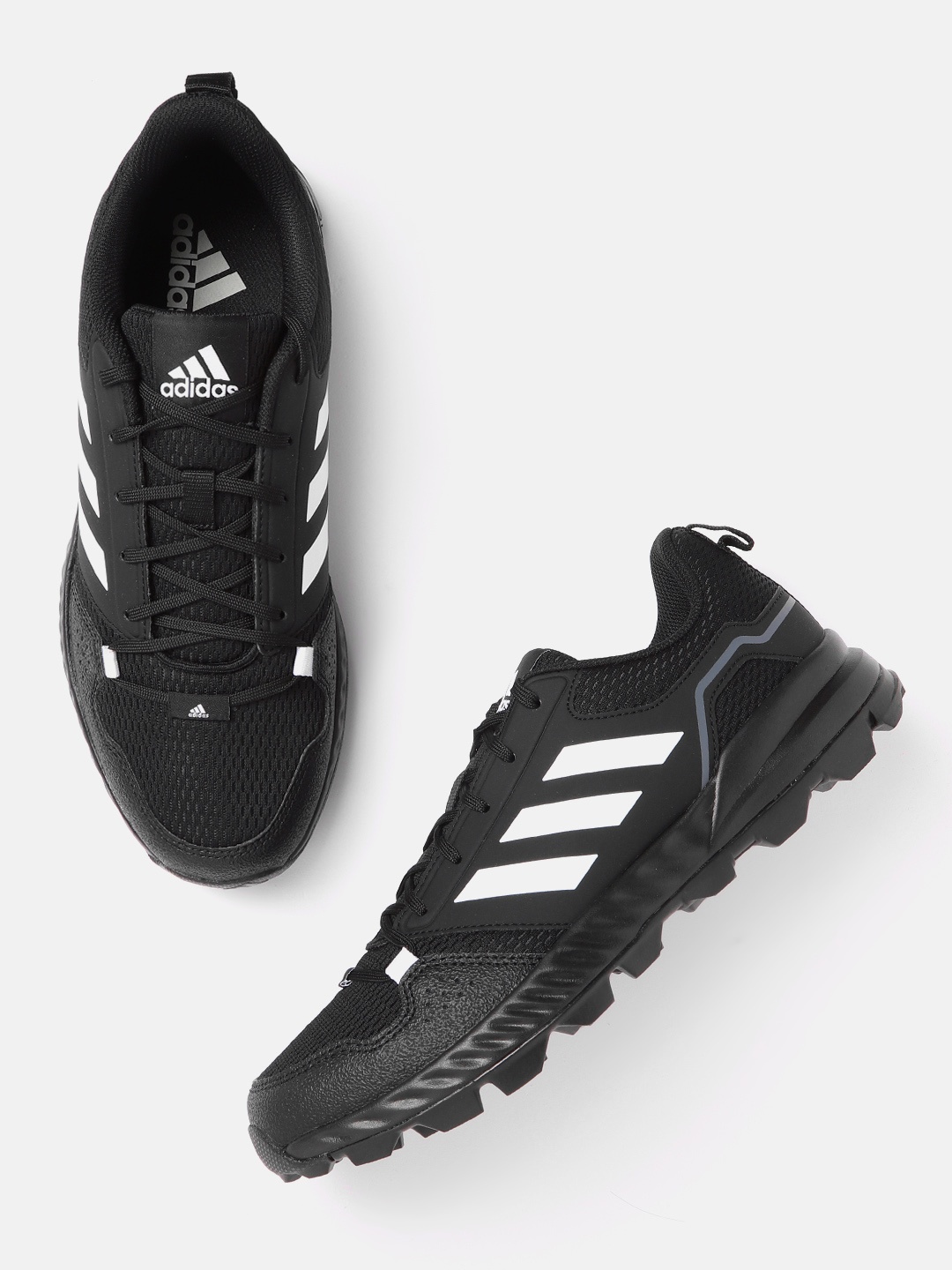 

ADIDAS Men Black Woven Design Adiaxis Trekking Shoes