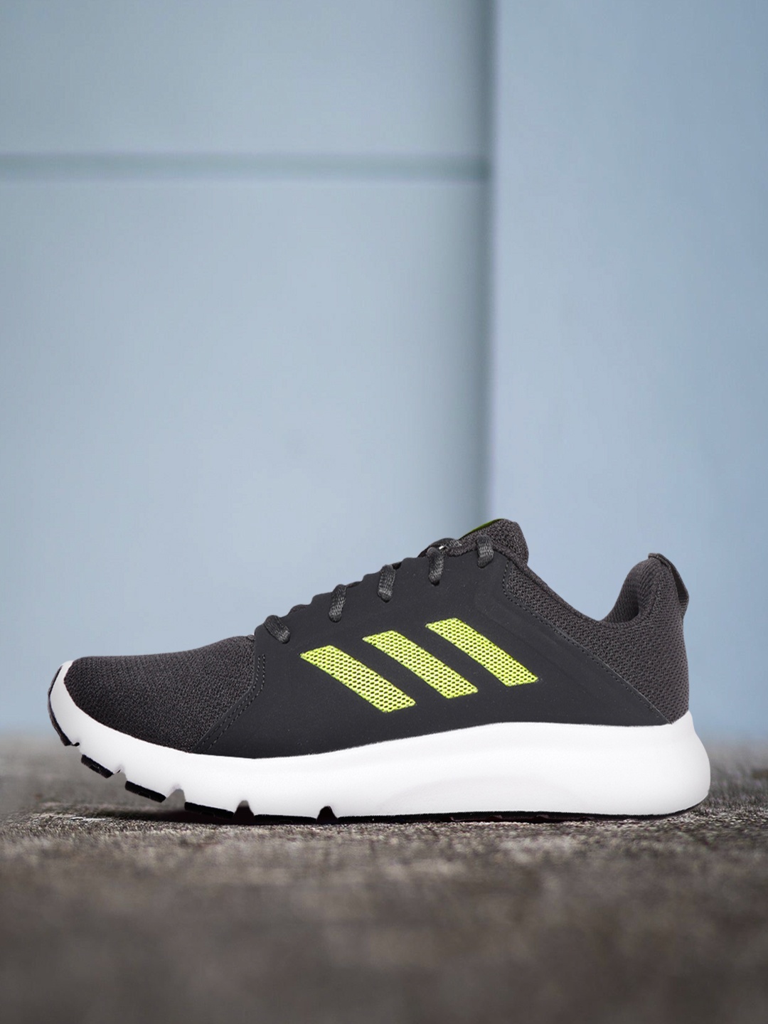 

ADIDAS Men Black Woven Design Apexo M Walking Shoes