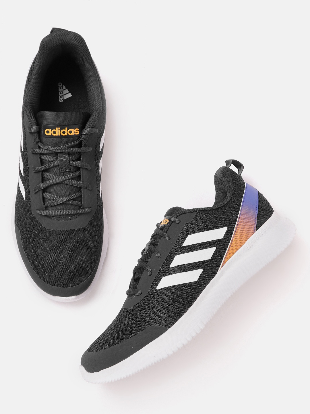 

ADIDAS Men Black Woven Design FlexPace Walking Shoes