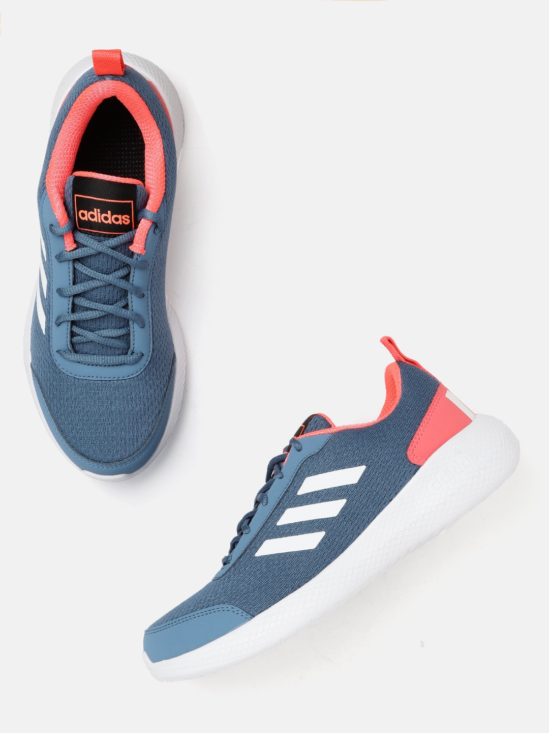 

ADIDAS Women Teal Blue & White Woven Design Adistound Running Shoes