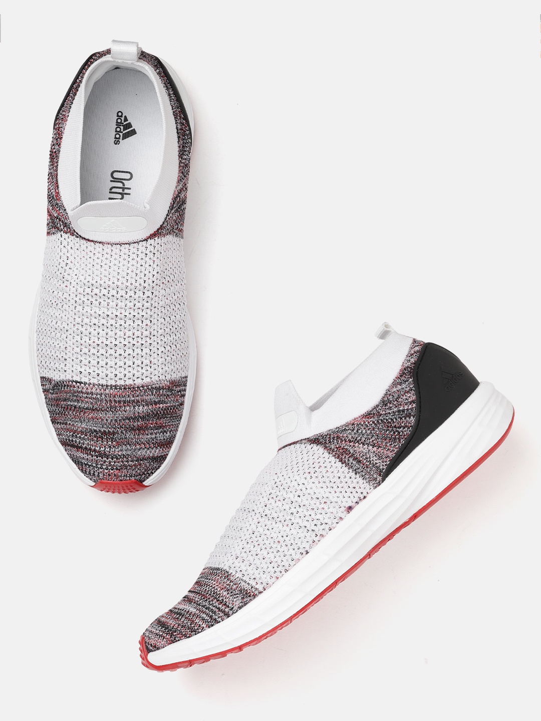 

ADIDAS Men Grey & Maroon Woven Design Adiron Running Shoes