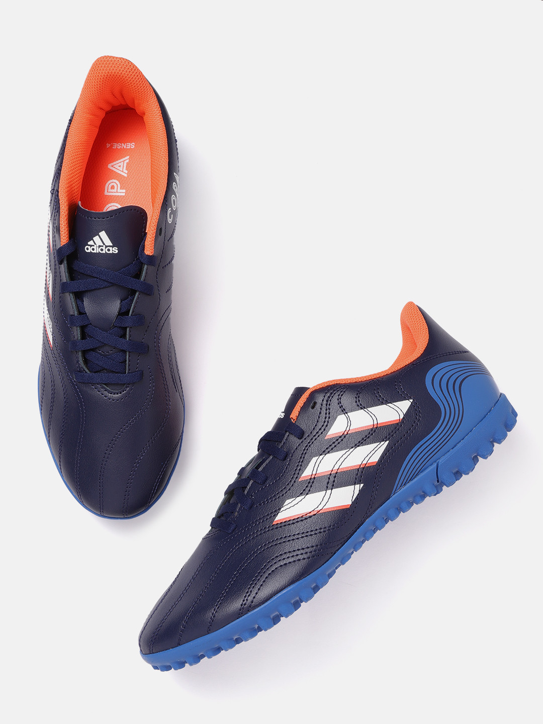 

ADIDAS Men Navy Blue Thread Work Copa Sense.4 TF Football Shoes