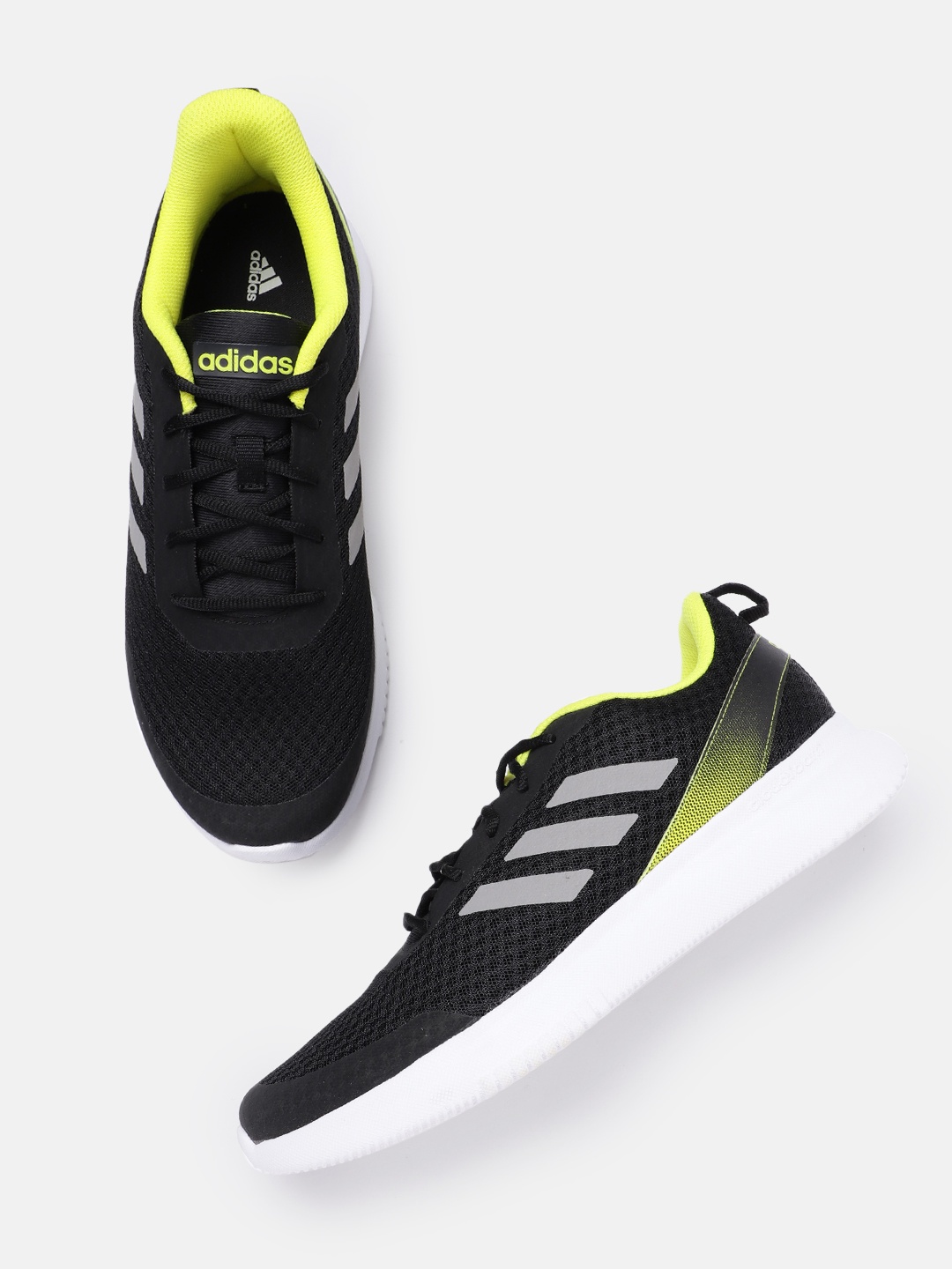 

ADIDAS Men Woven Design Accelar Running Shoes, Black