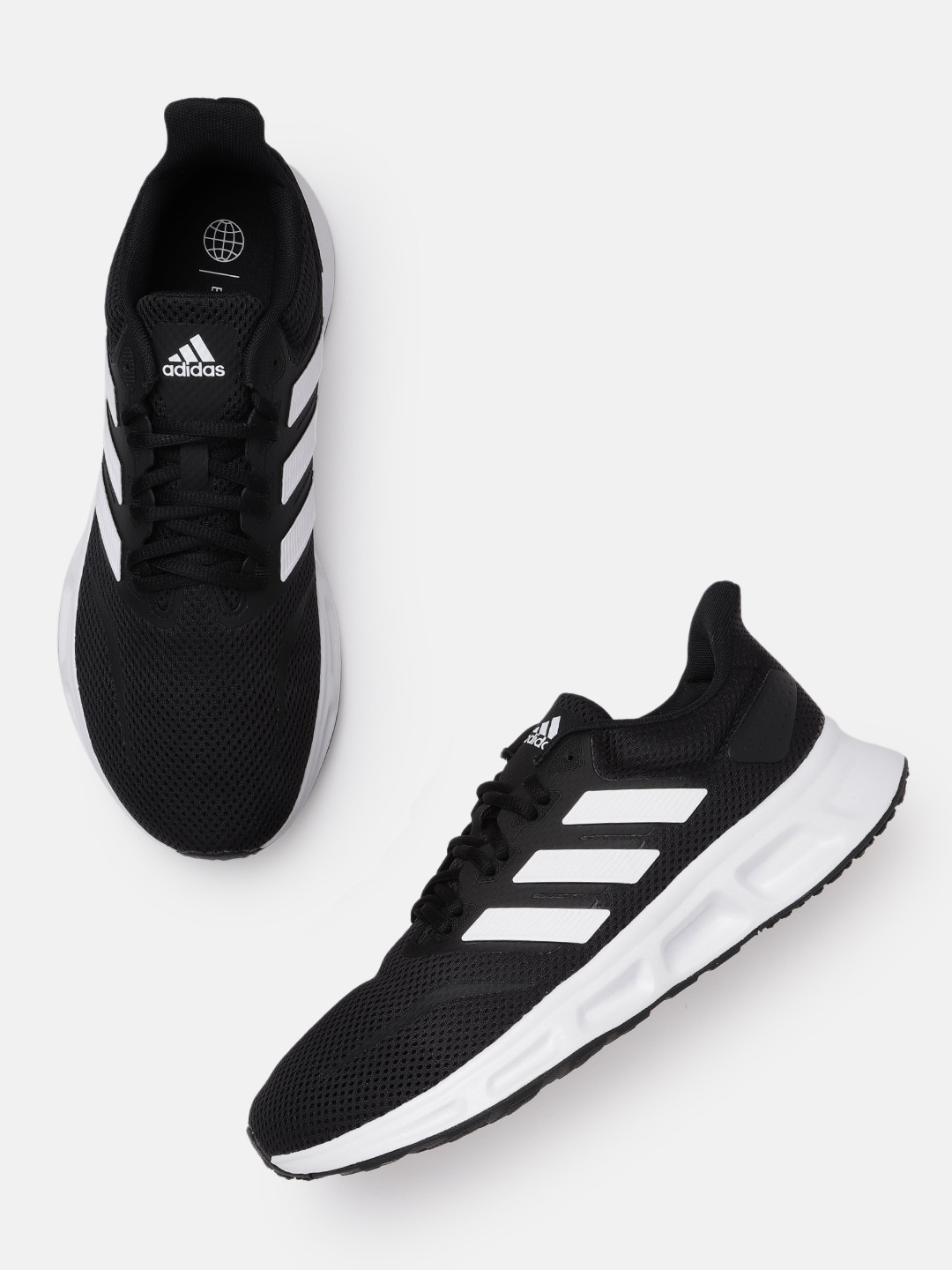 

ADIDAS Unisex Black & White Woven Design Show The Way 2.0 Running Shoes