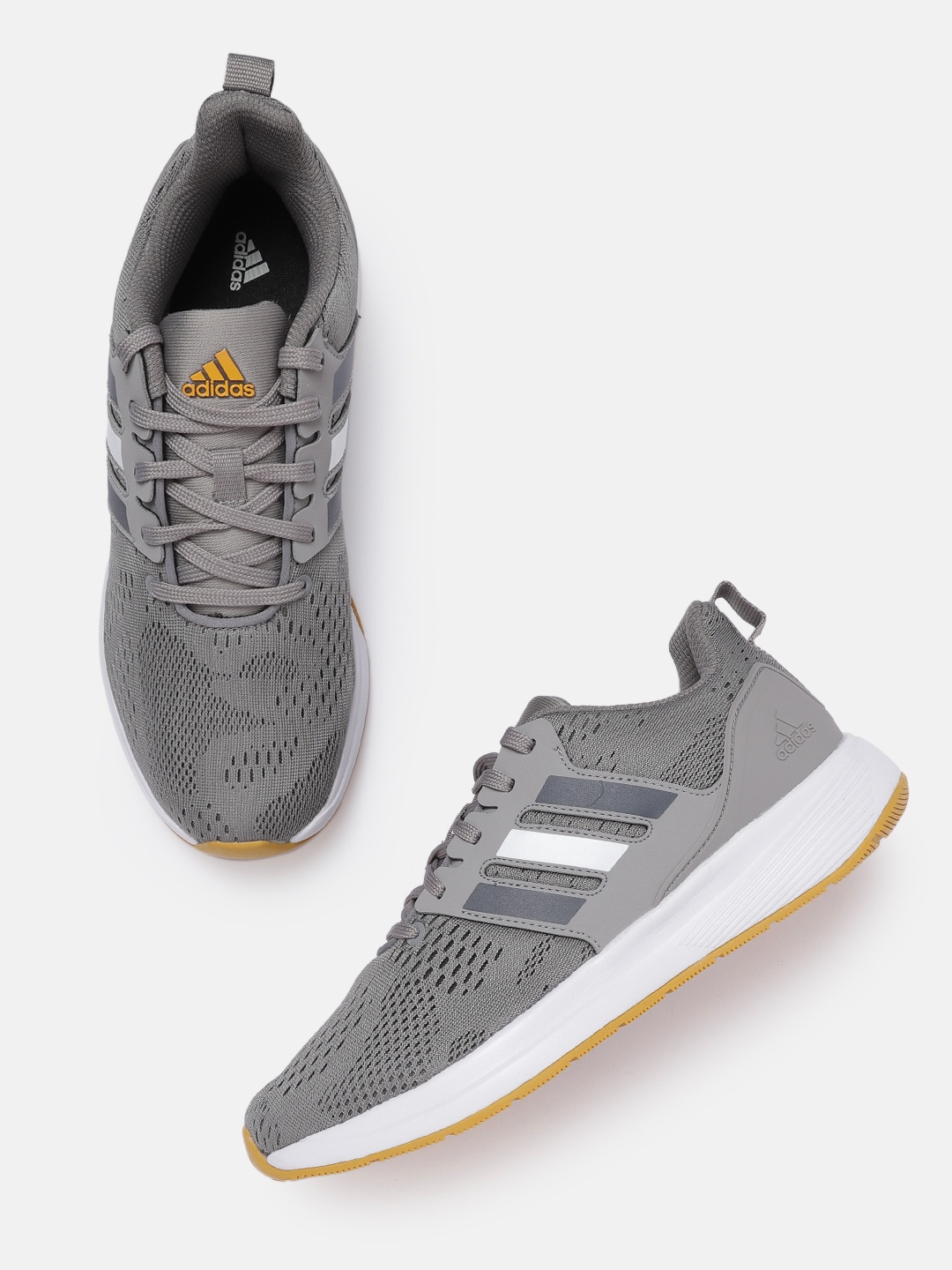 

ADIDAS Men Grey Woven Design Dasherr Running Shoes