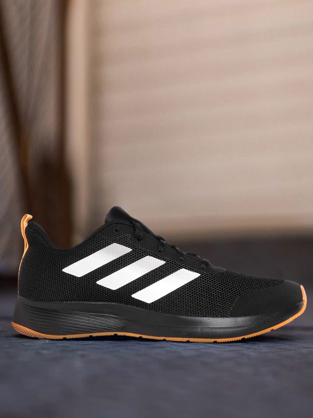 

ADIDAS Men Black Woven Design Reyton Running Shoes