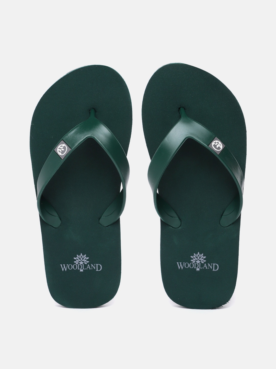 

Woodland Men Green Solid Thong Flip-Flops