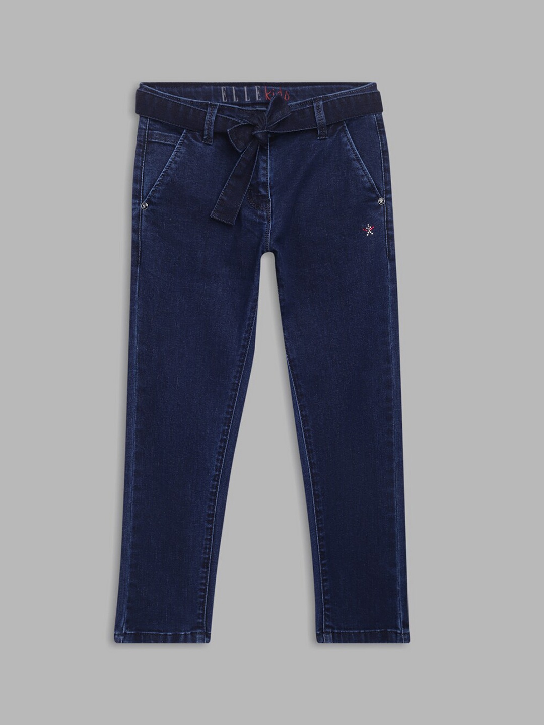 

ELLE Girls Blue Wide Leg Stretchable Jeans