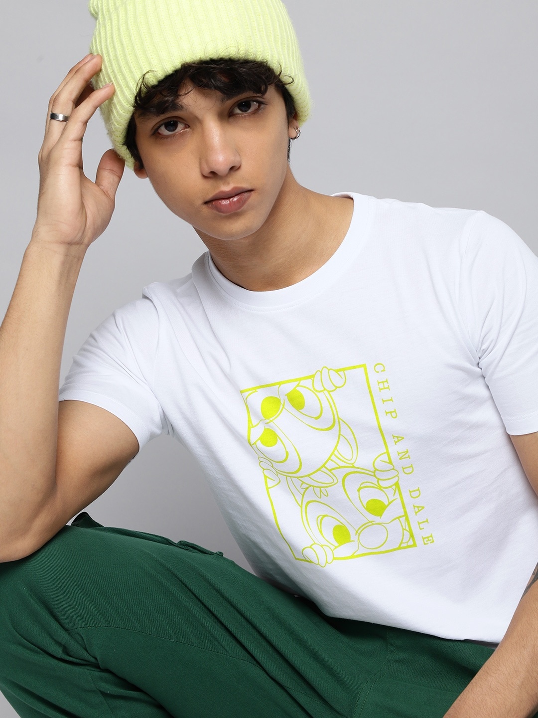 

Kook N Keech Disney Teens Boys White Printed Pure Cotton T-shirt