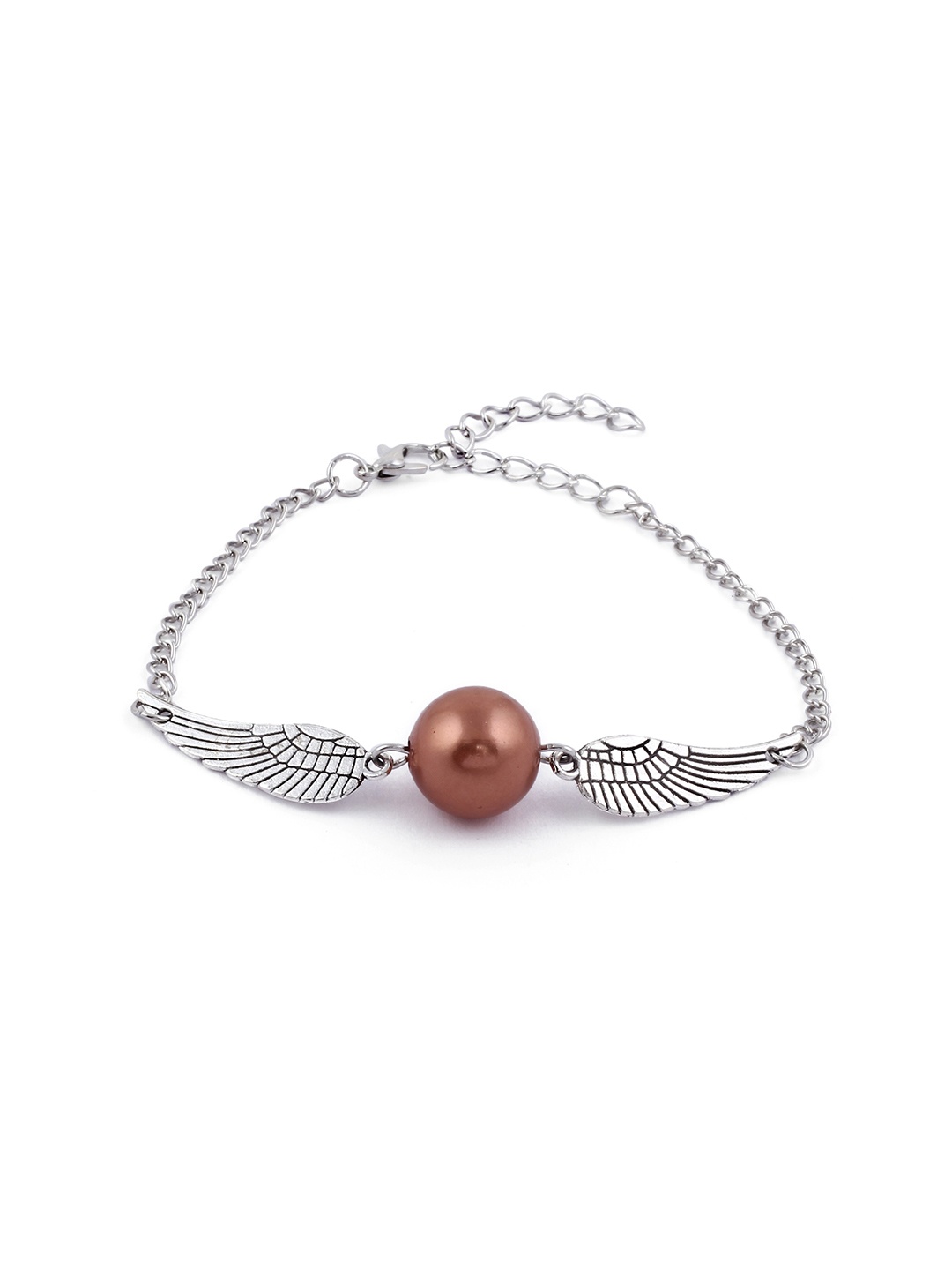 

EL REGALO Women Brown & Silver Harry Potter inspired Snitch Bracelet