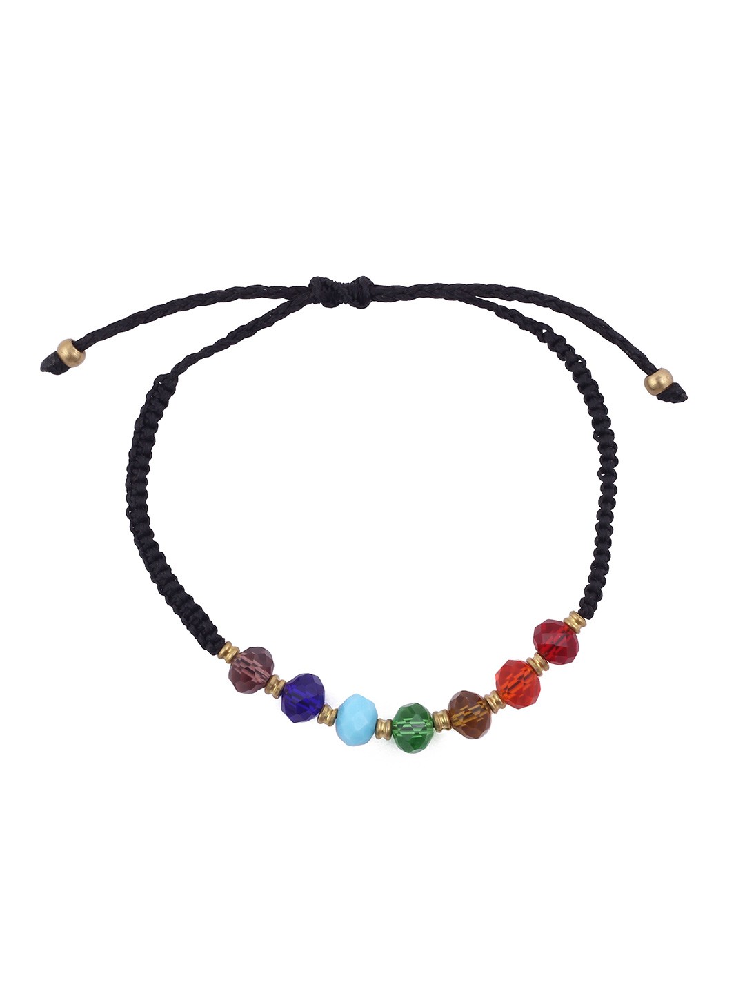 

EL REGALO Women Black & Green Antique Charm Bracelet