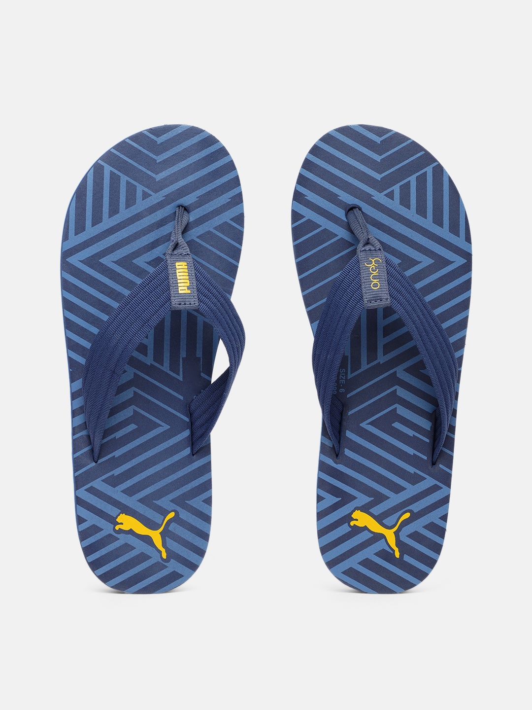 

one8 x PUMA Men Blue Virat Kohli Tuna V3 Printed Thong Flip-Flops