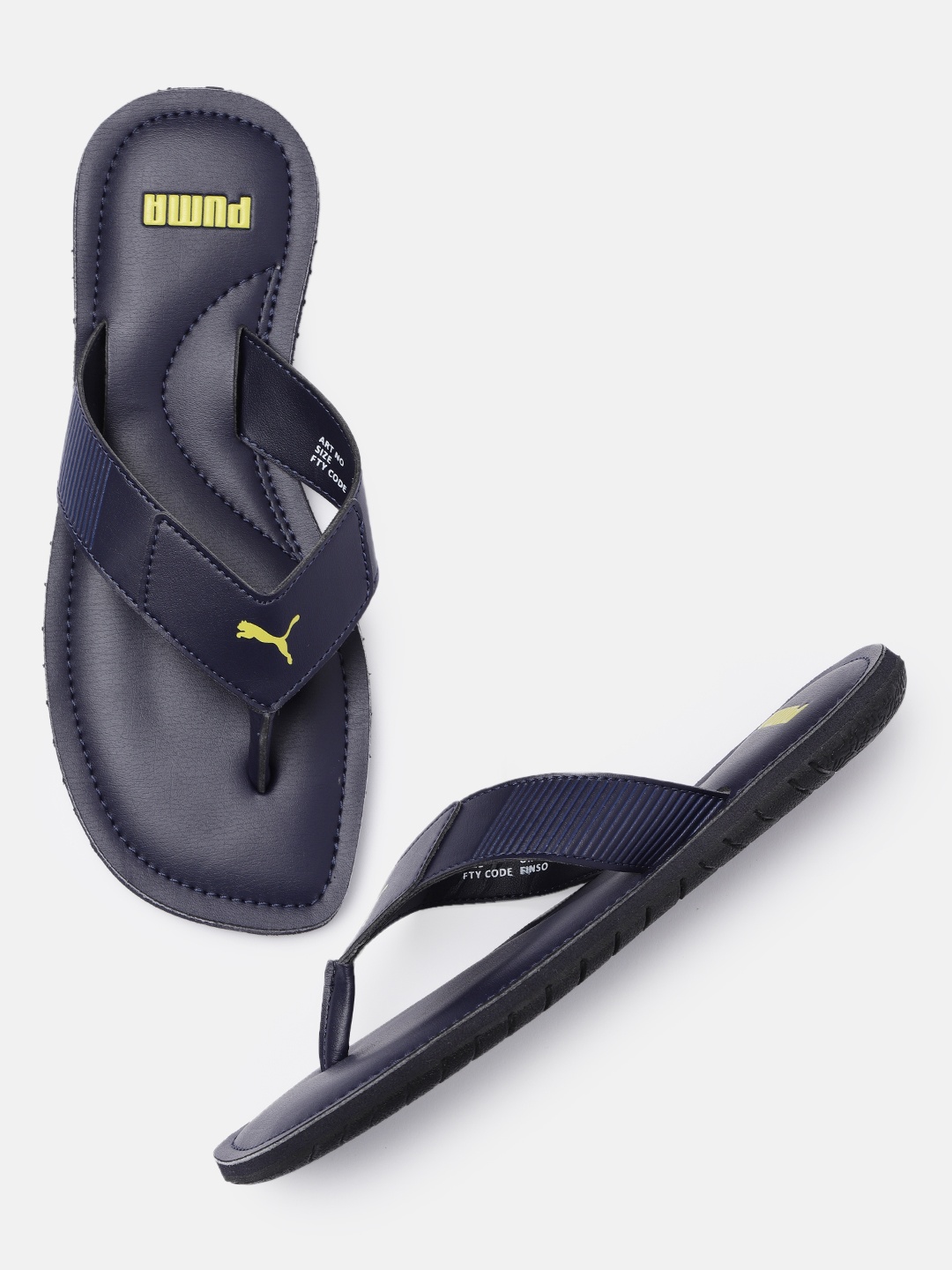 

Puma Men Navy Blue Caper V3 Thong Flip-Flops