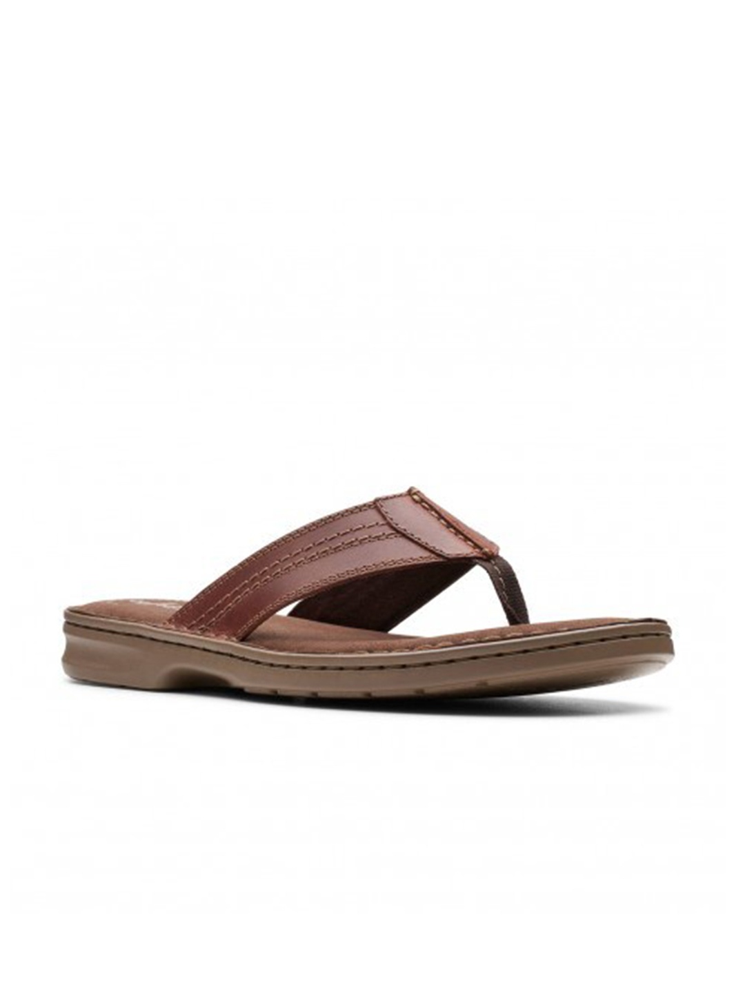 

Clarks Men Brown Thong Flip-Flops