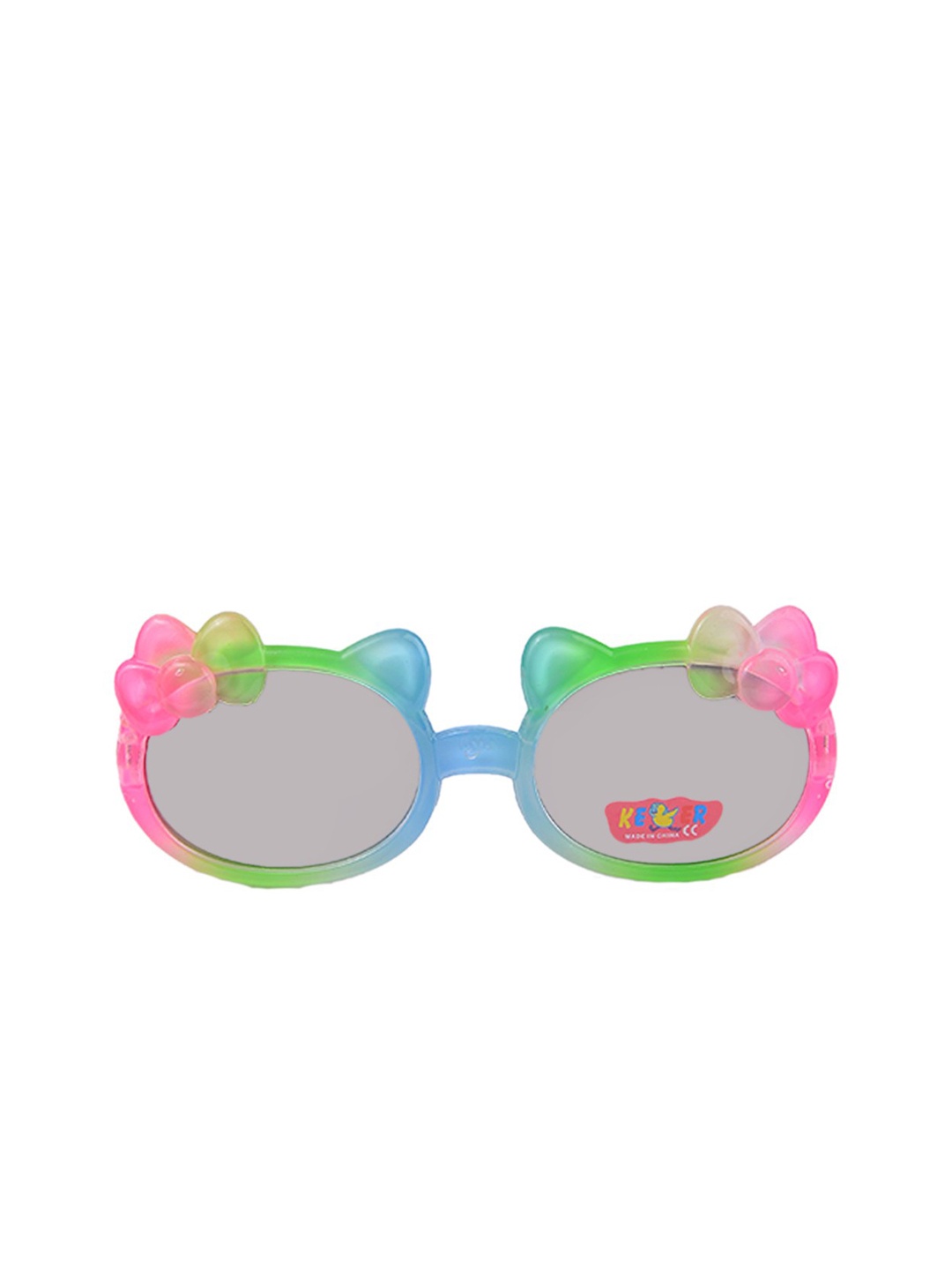 

POPLINS Kids Oval Sunglasses With UV Protected Lens, Pink