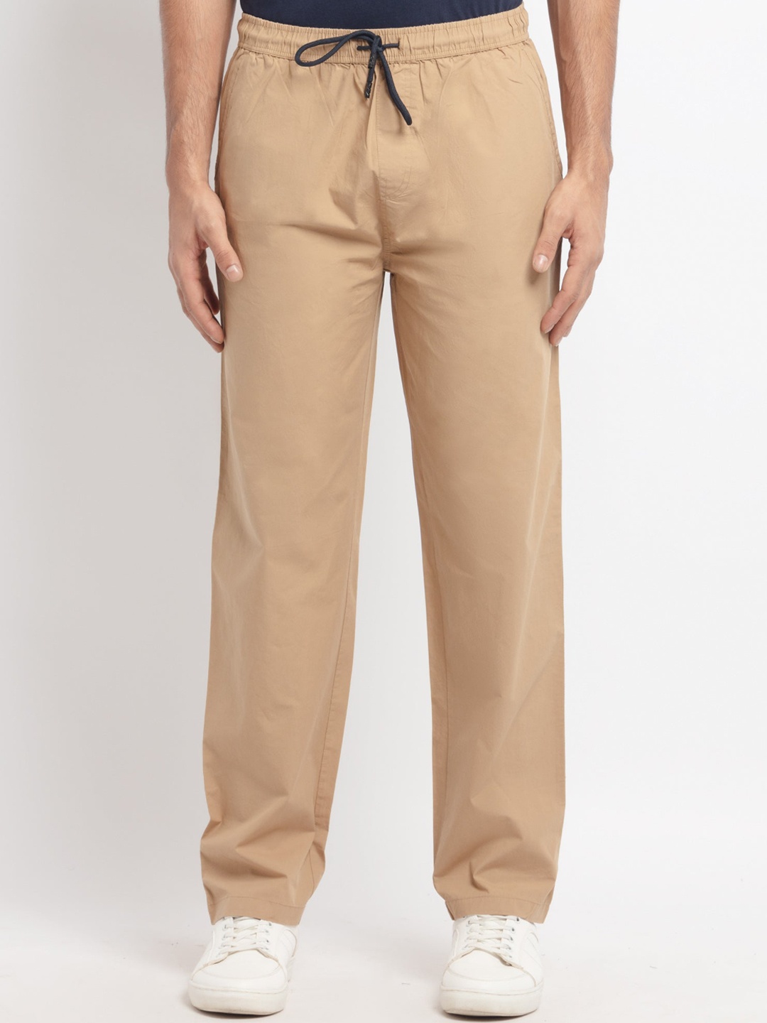 

Status Quo Men Brown Solid Cotton Track Pant