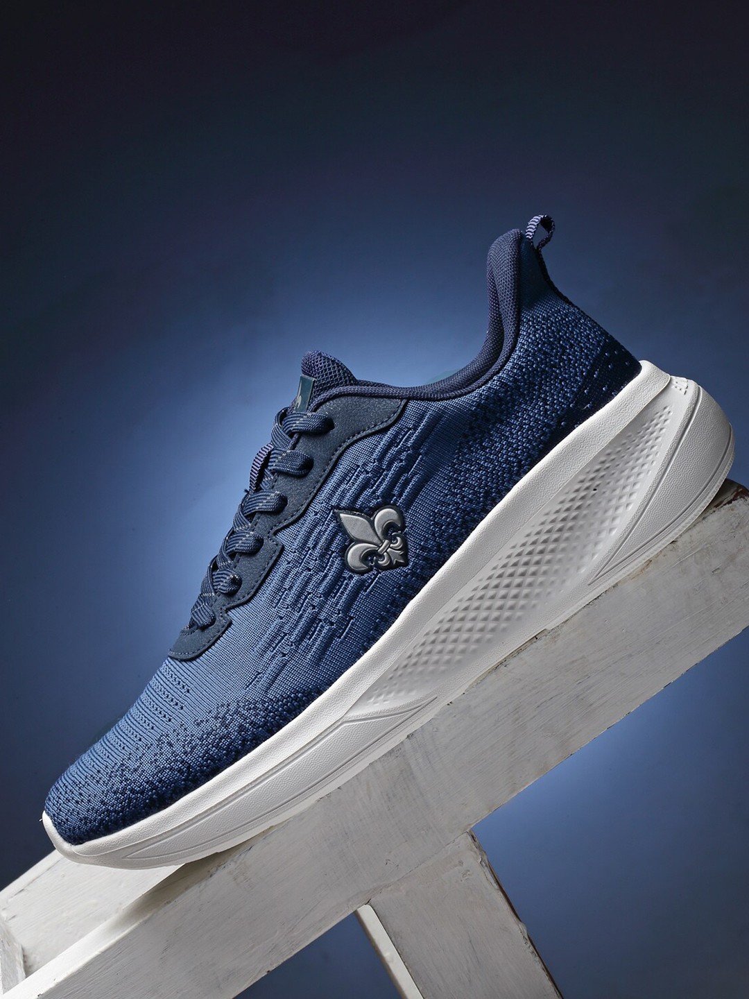 

Bond Street By Red Tape Men Navy Blue Textile Walking Shoes