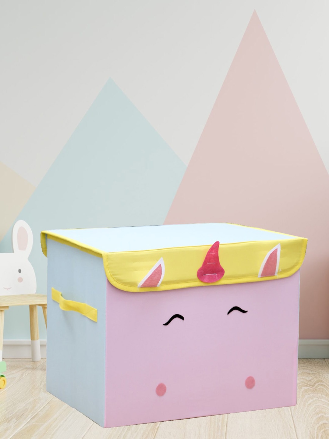 

Kids Clan Pink & Blue Wood Storage Box