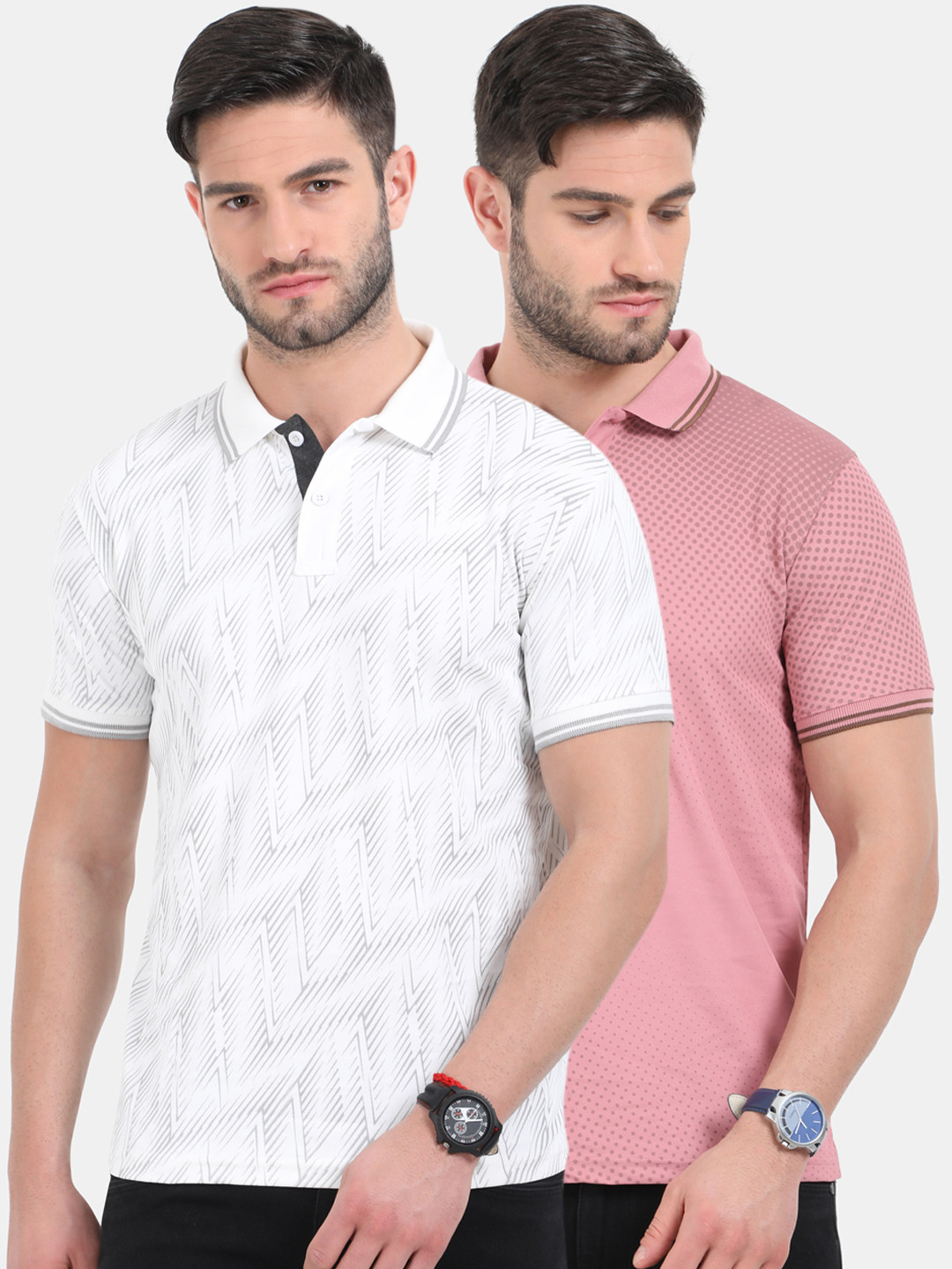 

ARDEUR Men Pack Of 2 Dri-FIT T-shirts, White