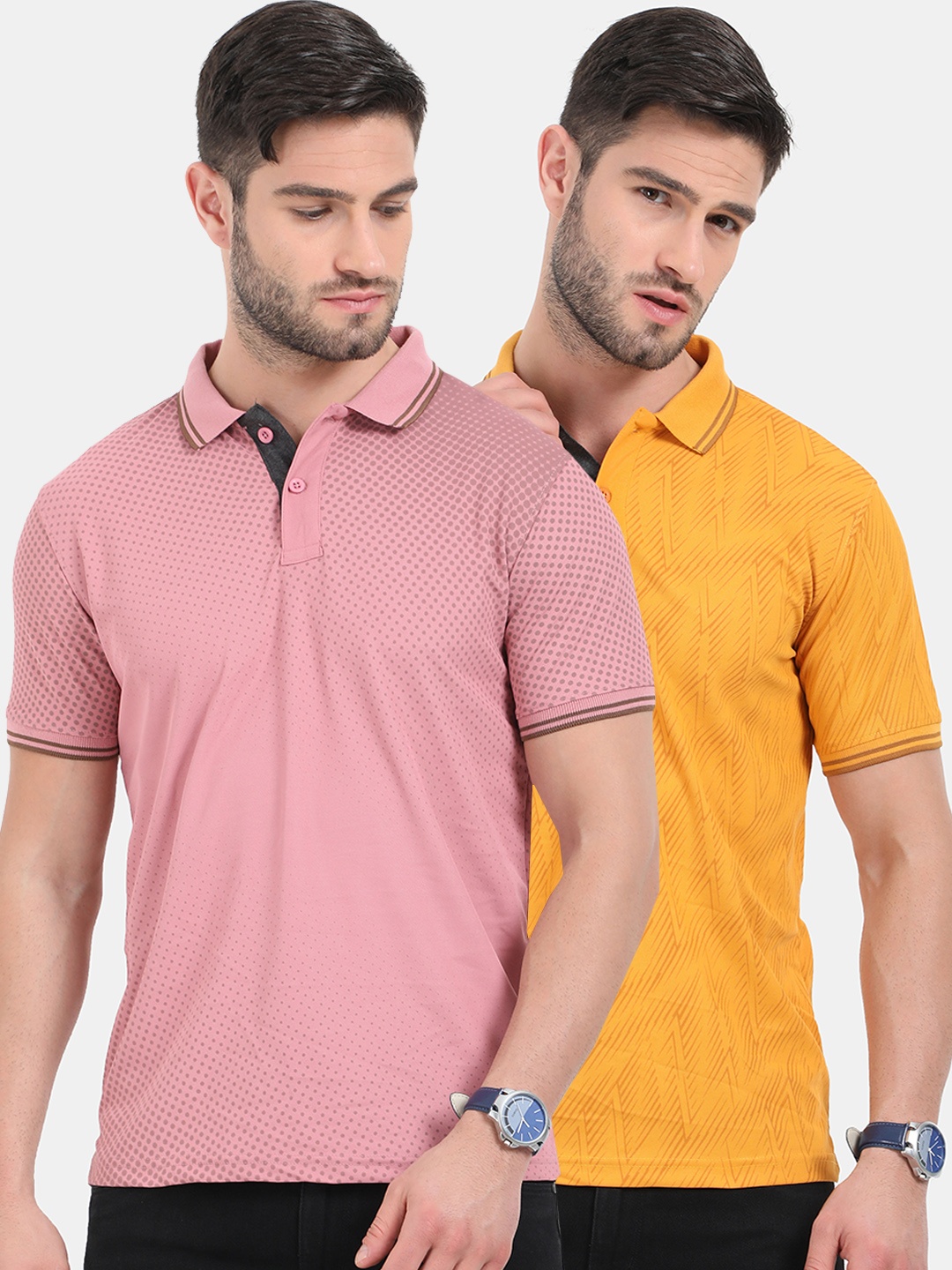 

ARDEUR Men Pack Of 2 Dri-FIT T-shirts, Pink