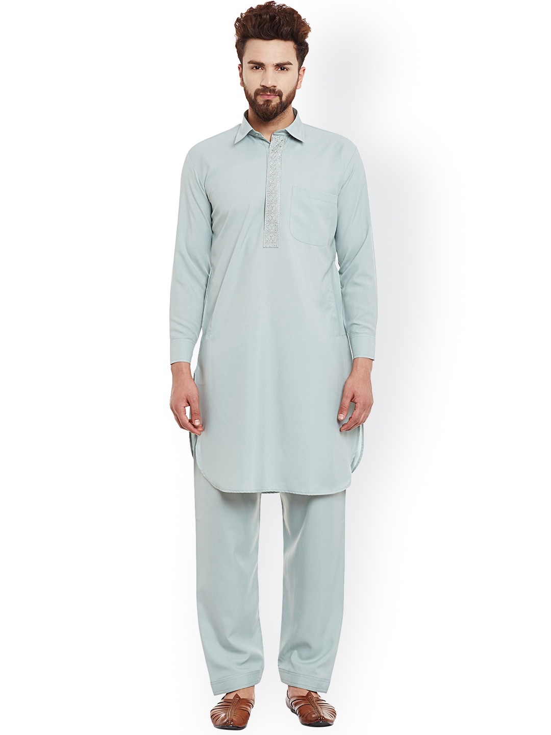 

SOJANYA Green Kurta Set