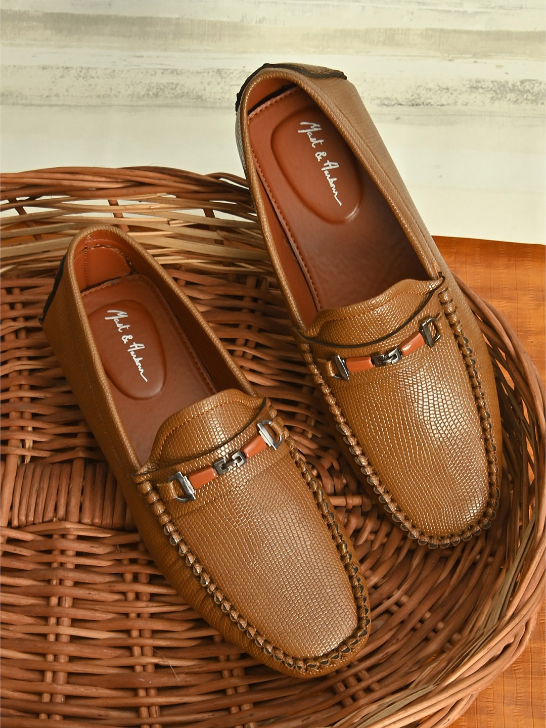 

Mast & Harbour Men Tan Loafers