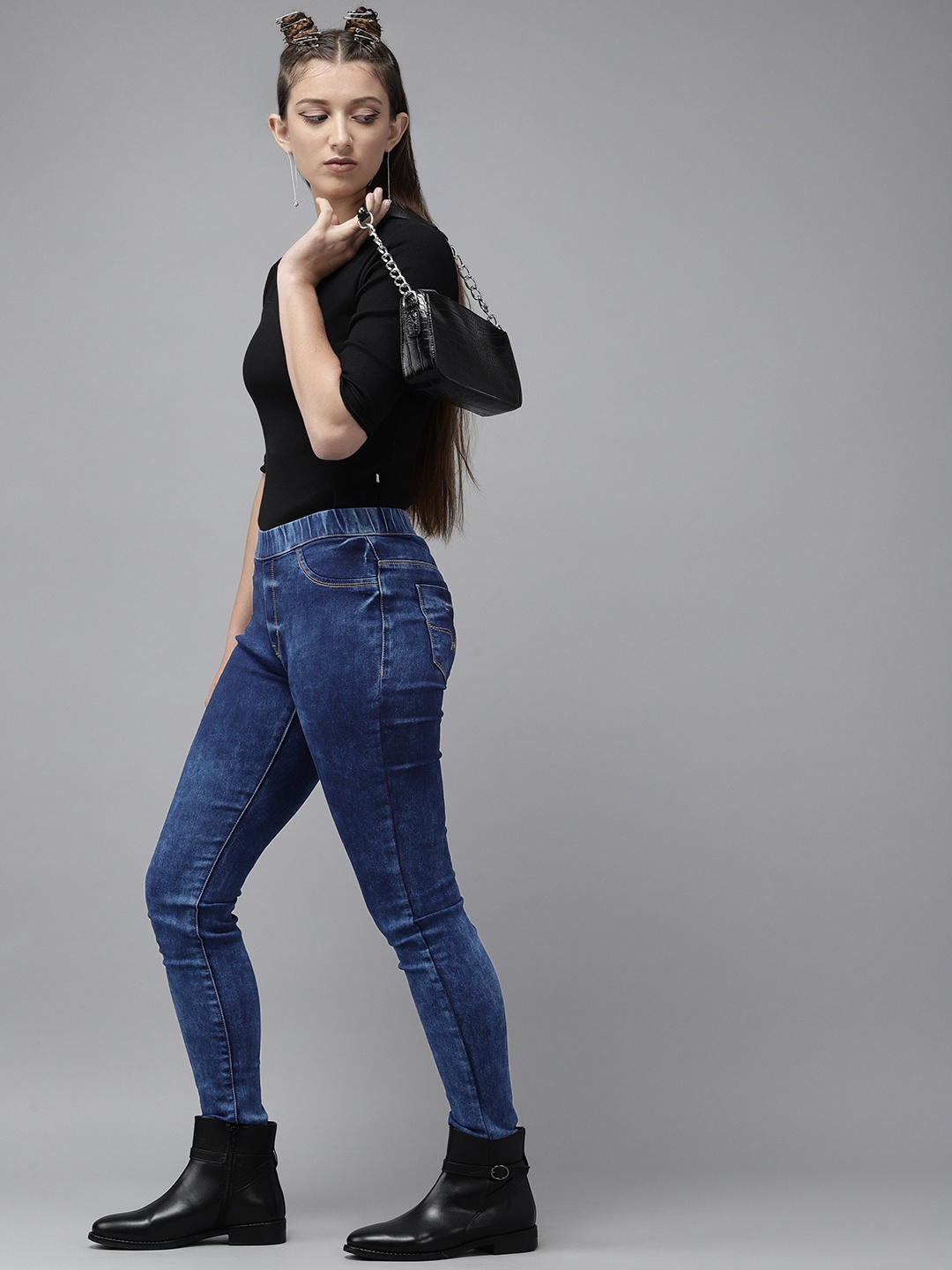 

UTH by Roadster Girls Blue Denim Jeggings
