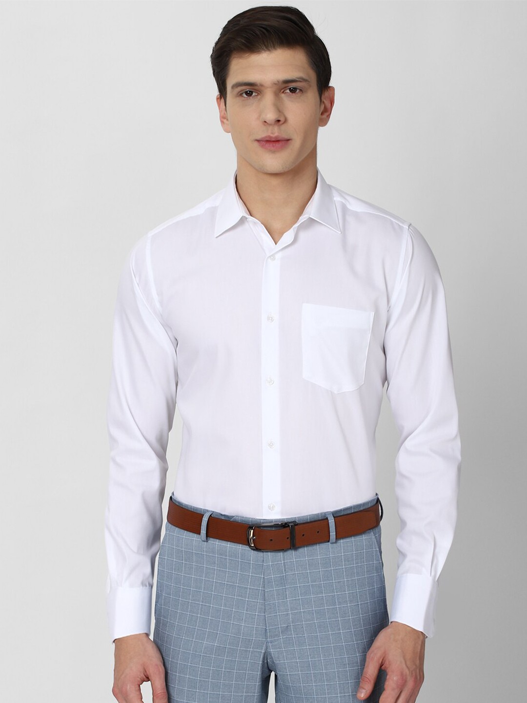 

Van Heusen Men White Formal Shirt
