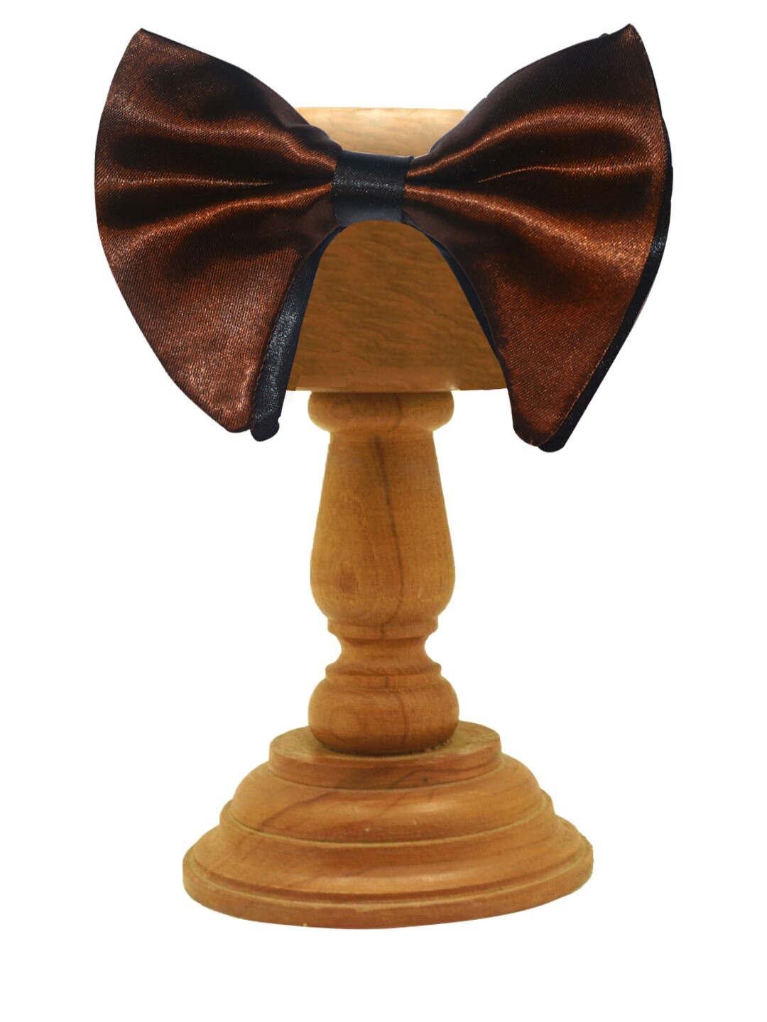 

MUTAQINOTI Men Brown Solid Bow Tie