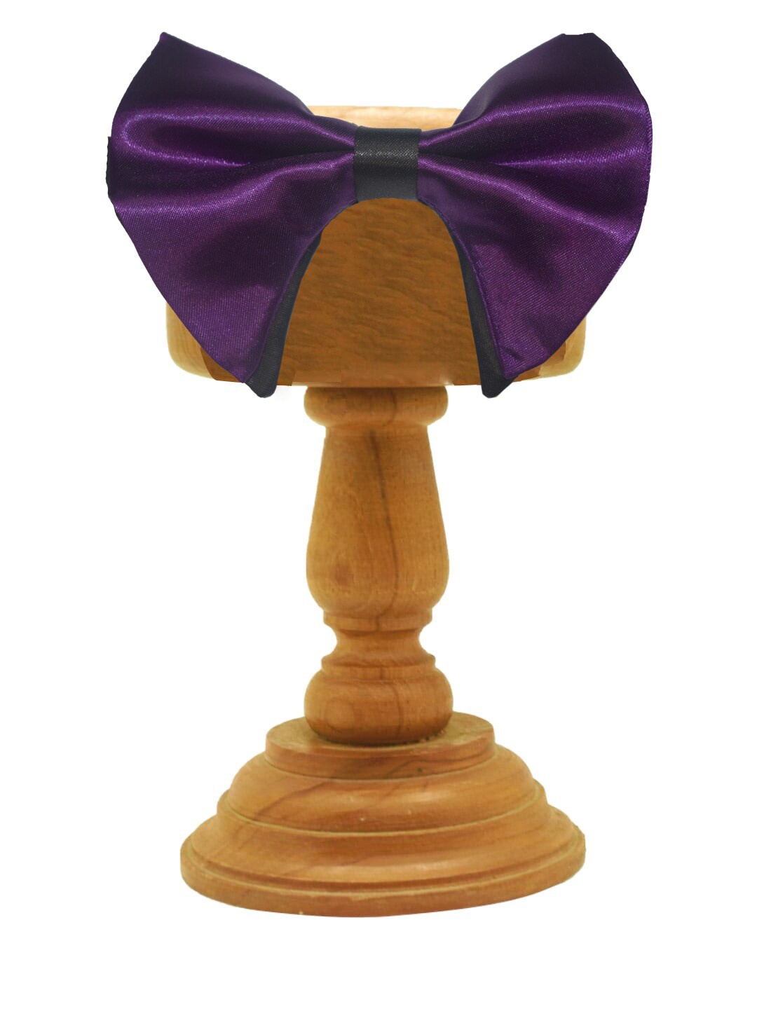 

MUTAQINOTI Men Purple Bow Tie