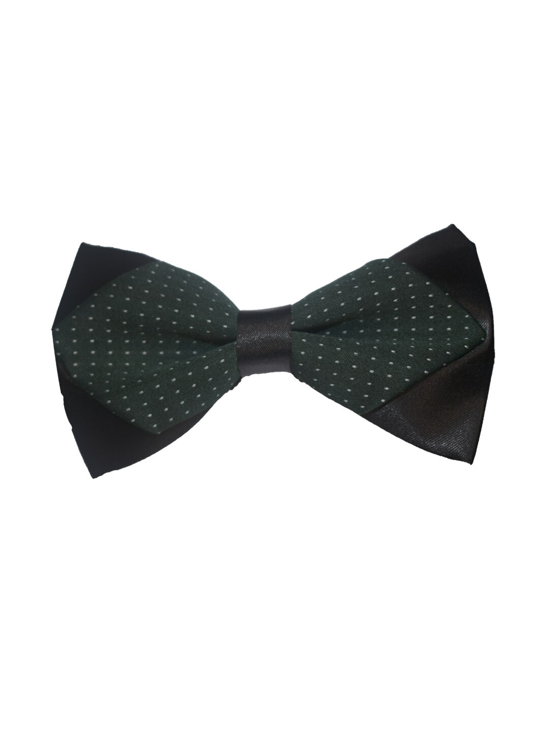 

MUTAQINOTI Men Green Printed Bow Tie