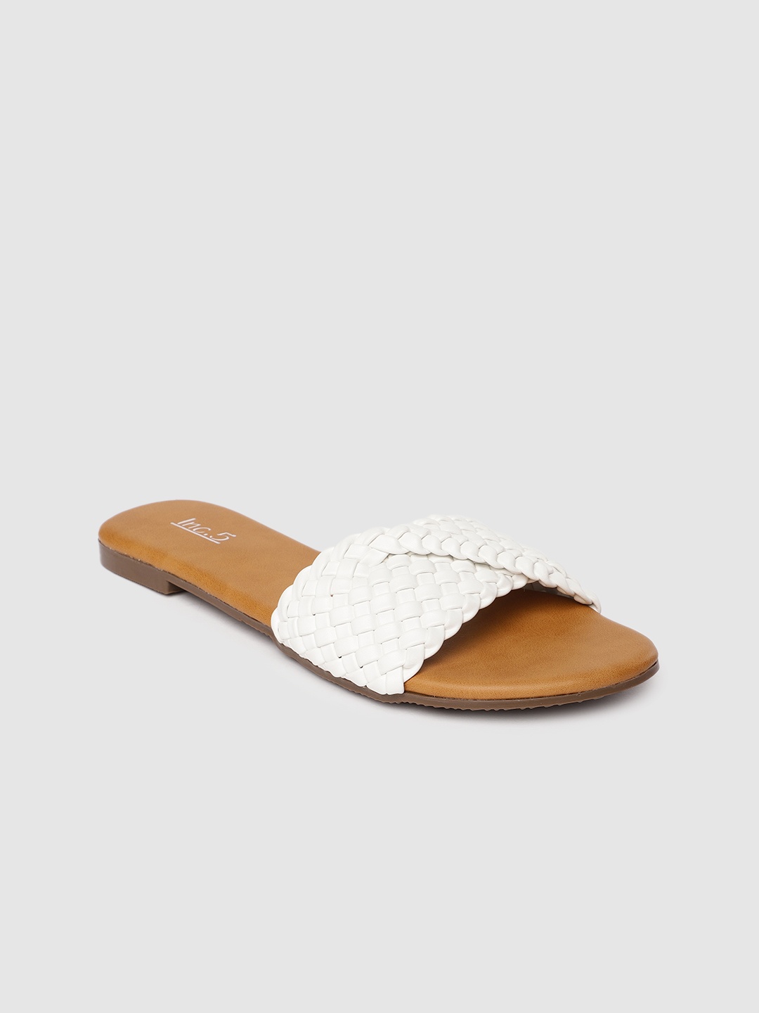 

Inc 5 Women White Open Toe Flats