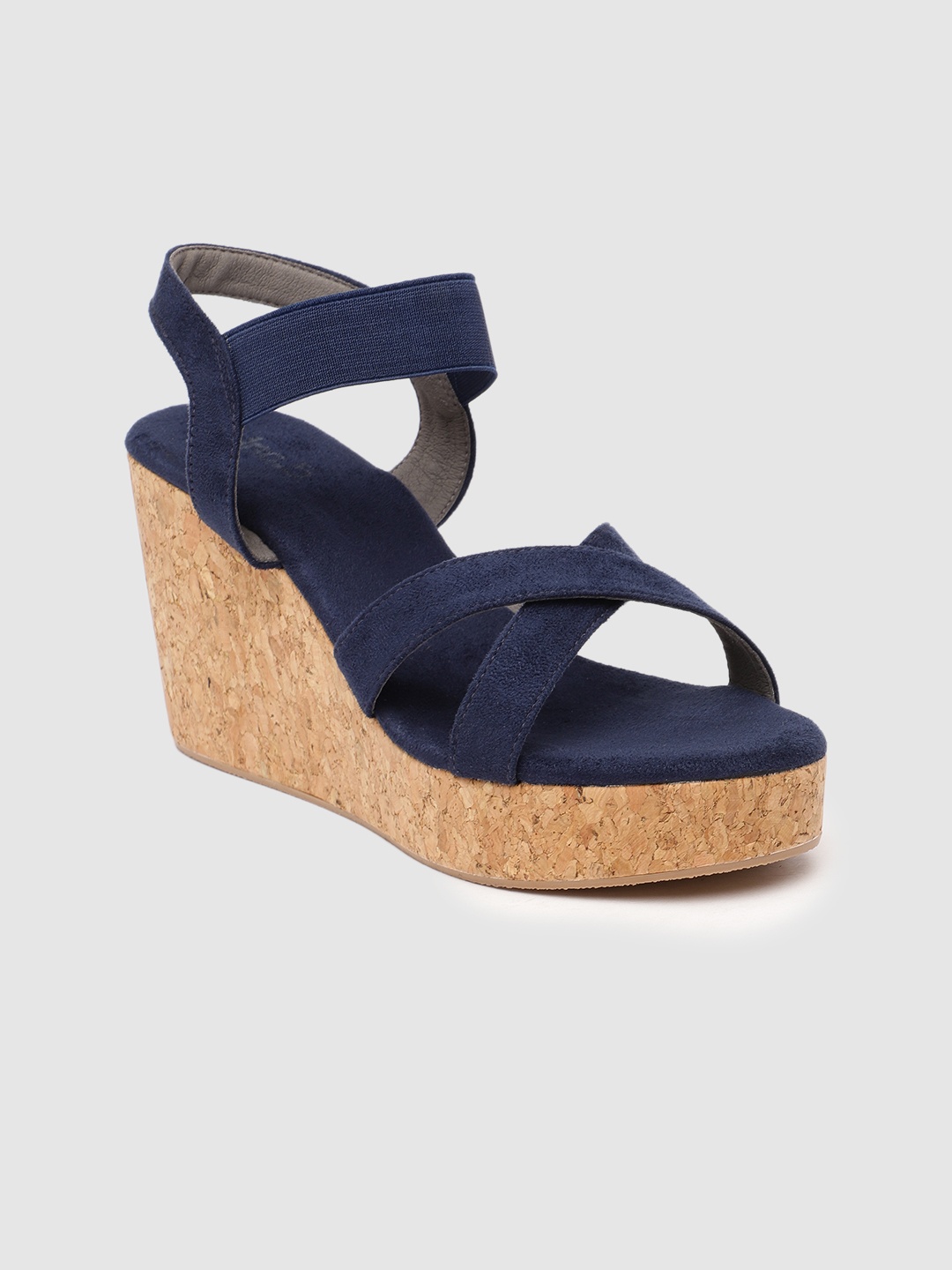 

Inc 5 Women Navy Blue Solid Wedges