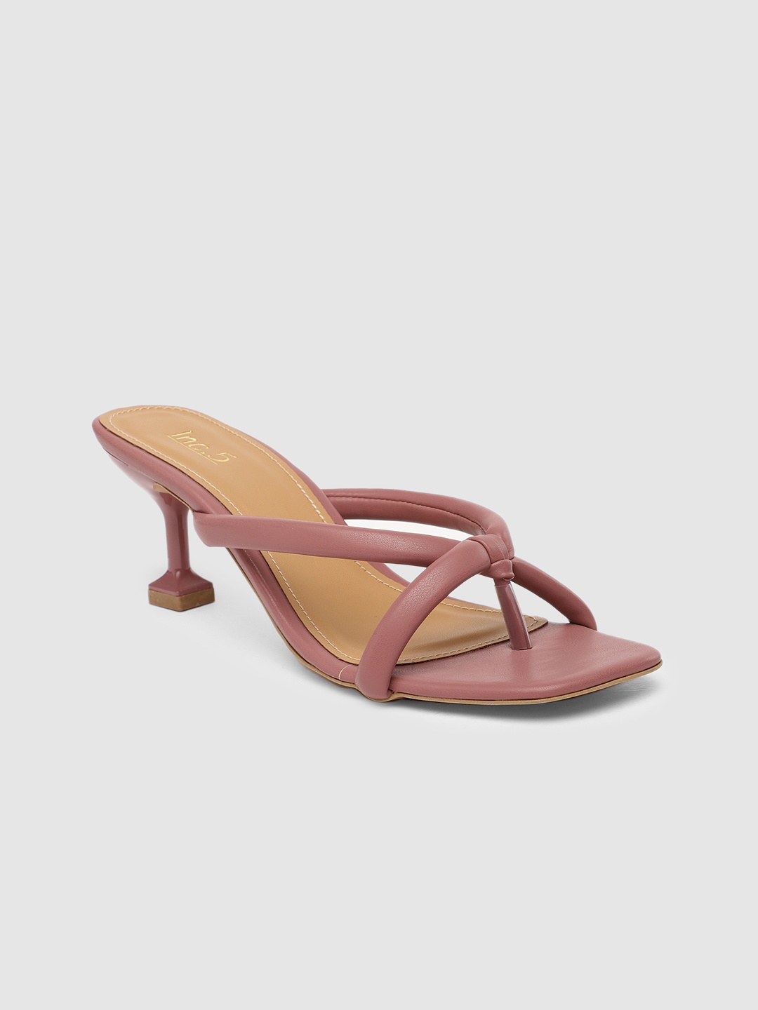 

Inc 5 Women Dark Mauve Purple Solid Casual Regular Slim Sandals