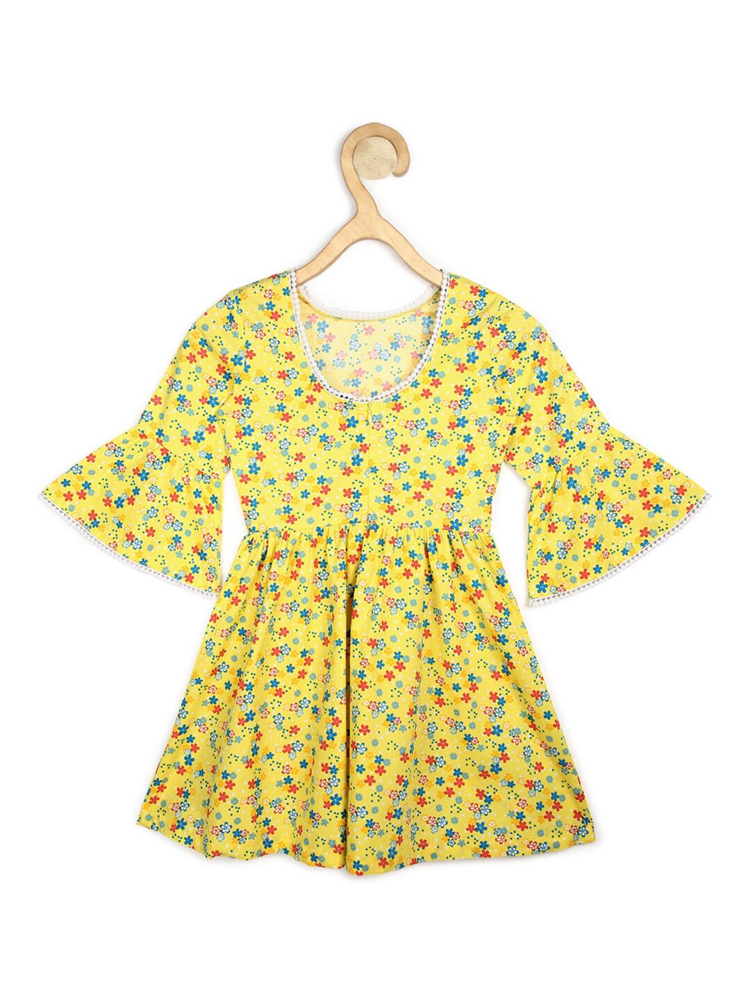 

Allen Solly Junior Yellow Floral Dress